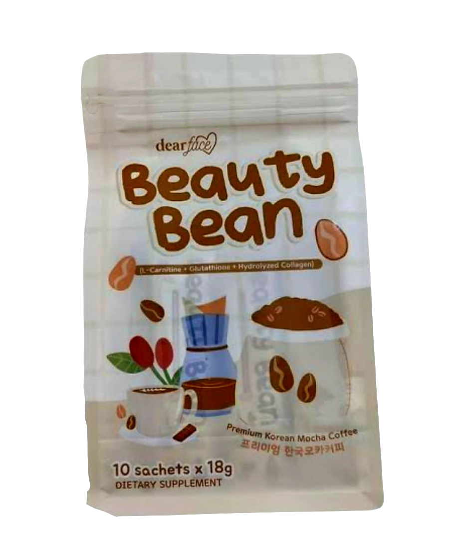 DearFace BEAUTY BEAN Premium Korean Mocha Coffee 18g×10sachets