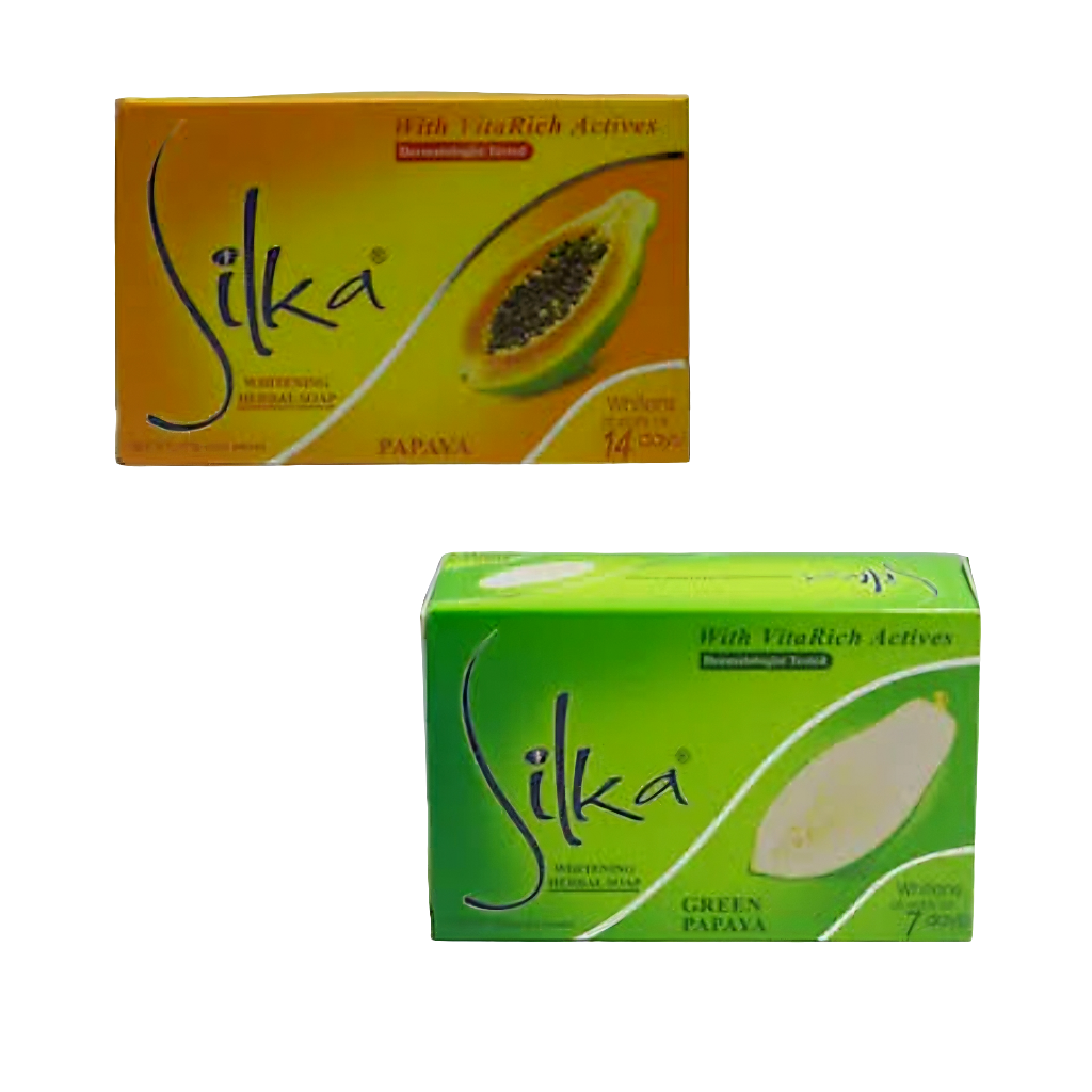 Silka ORANGE PAPAYA Herbal Whitening Soap 135g