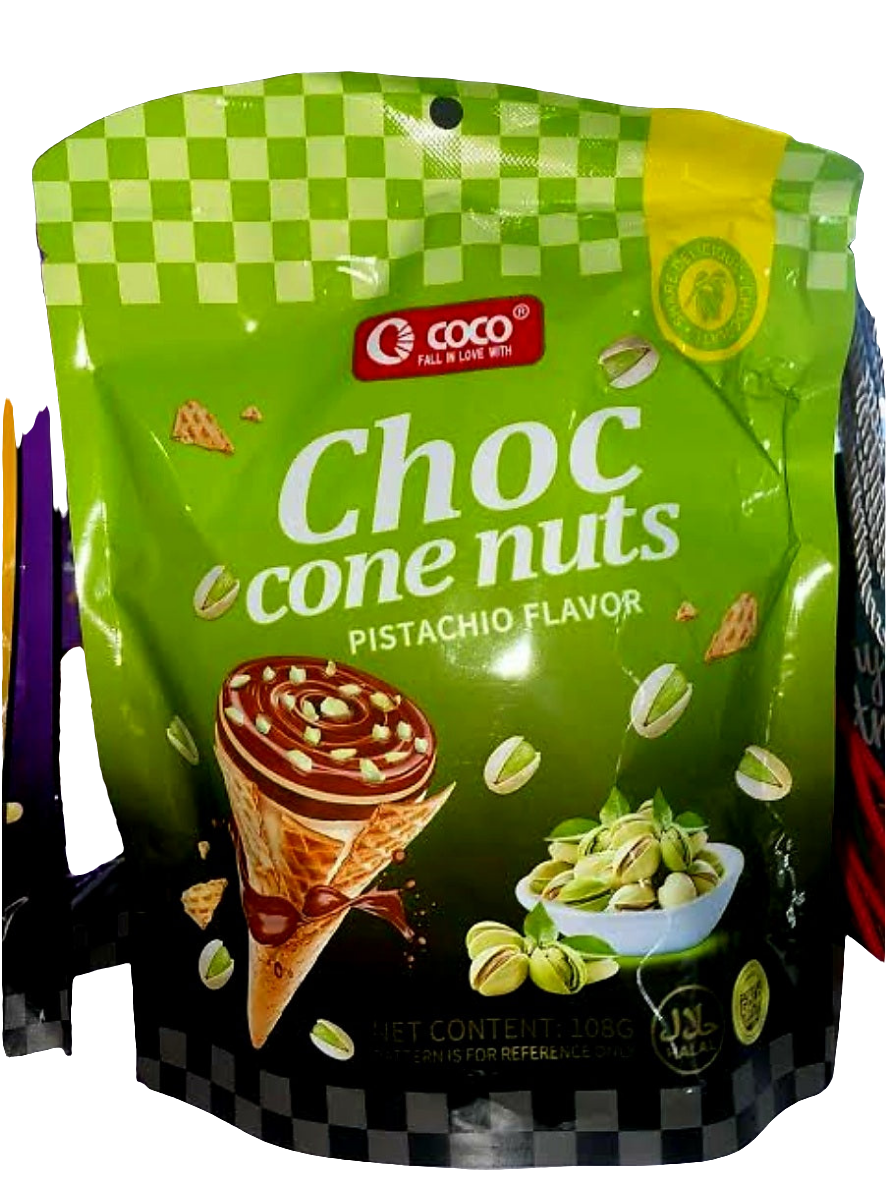 Coco Choc Cone Nuts PISTACHIO 108g