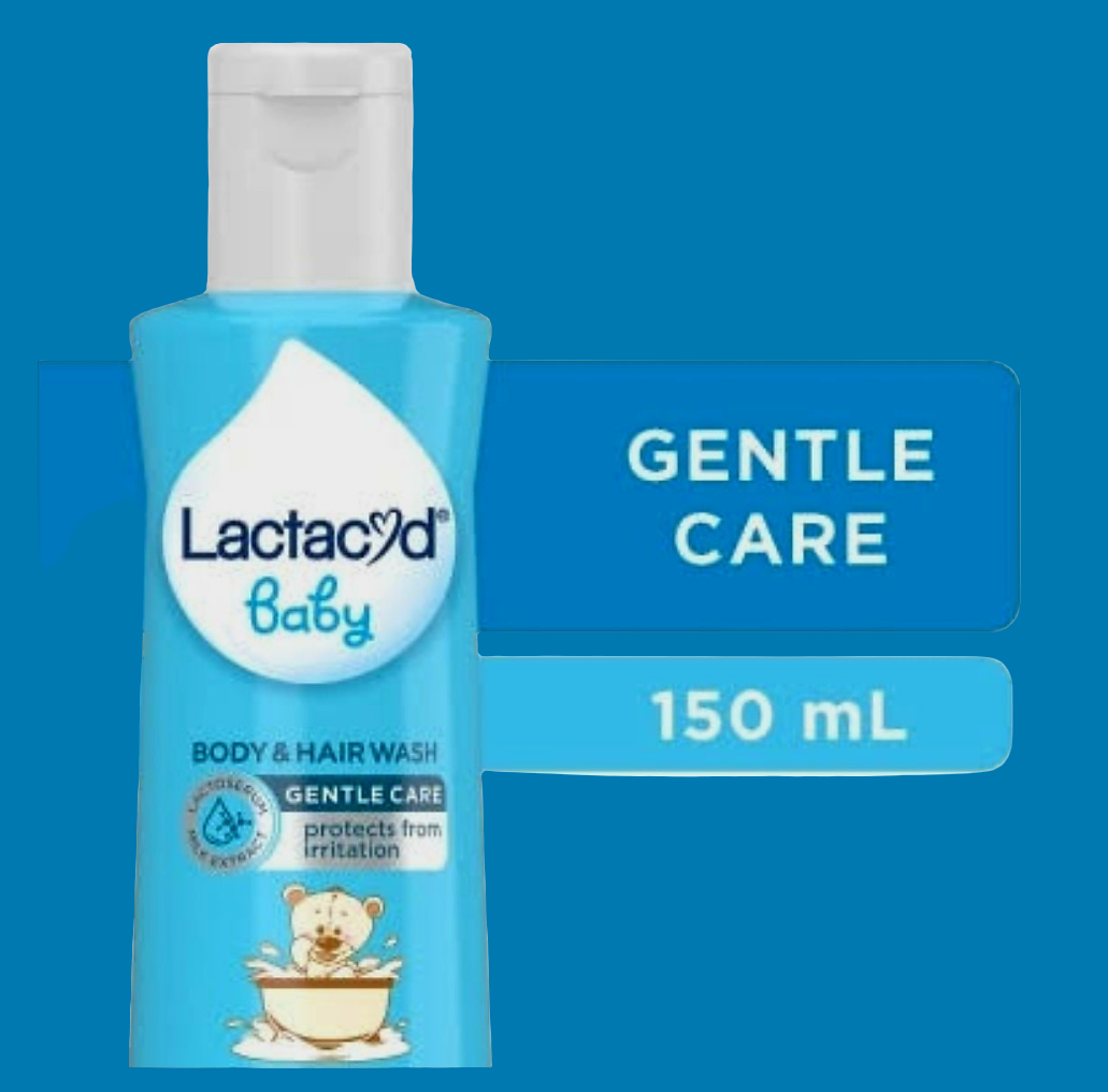 Lactacyd Baby Body & Hair Wash Gentle Care 150ml