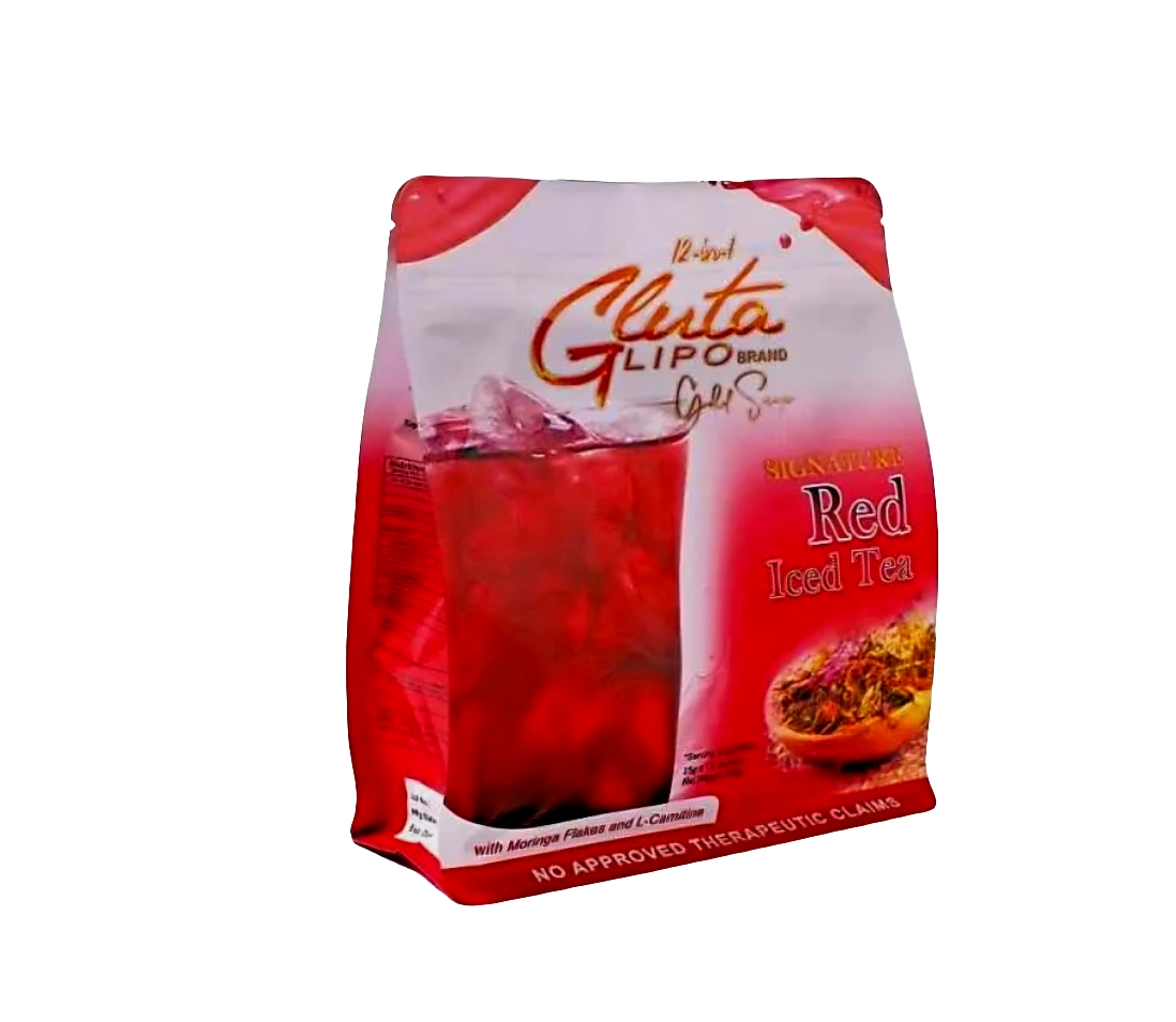 Gluta Lipo 12-in-1 Signature RED ICE TEA 10sachets