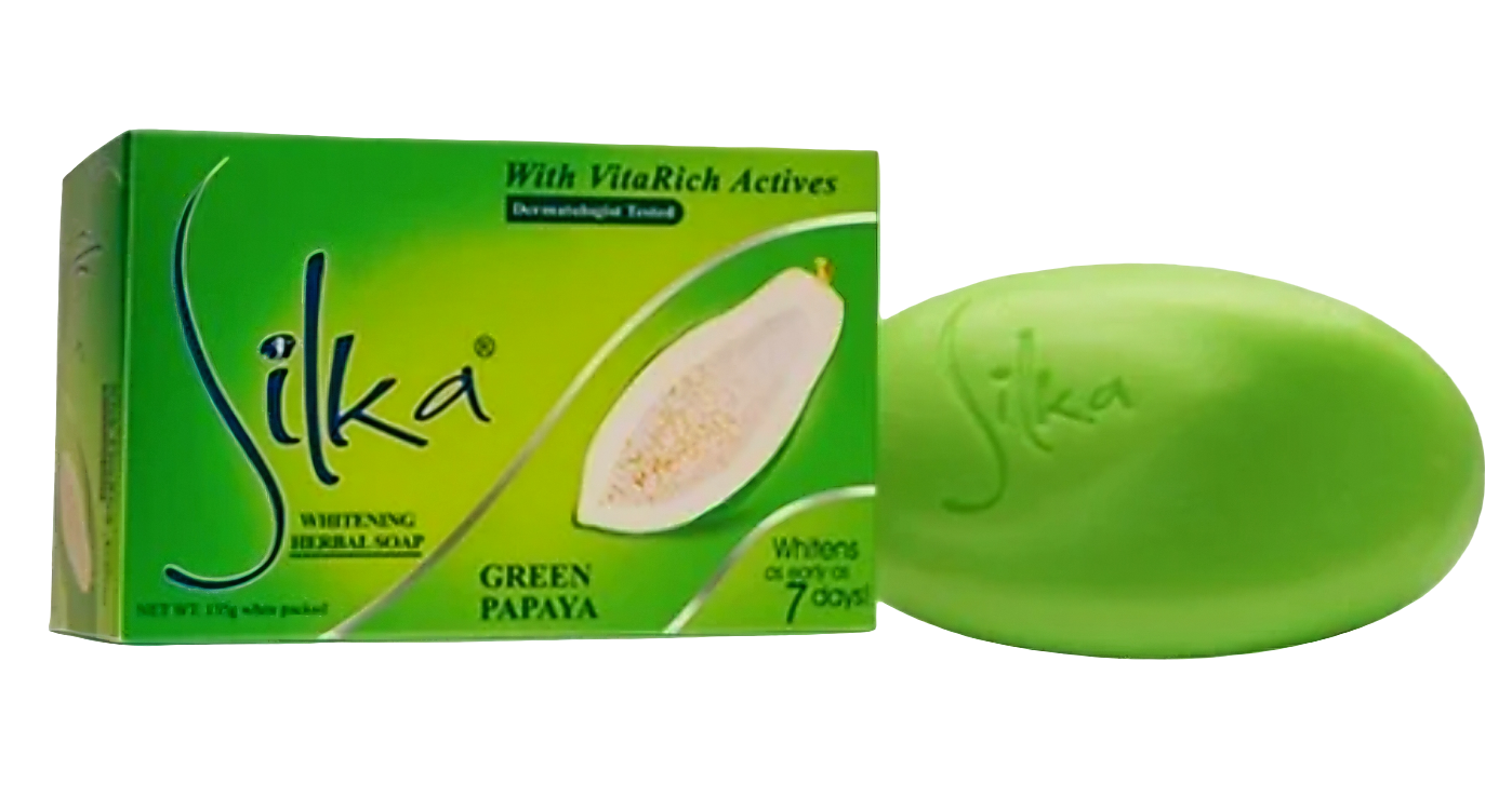 Silka GREEN PAPAYA Whitening Herbal Soap 135g