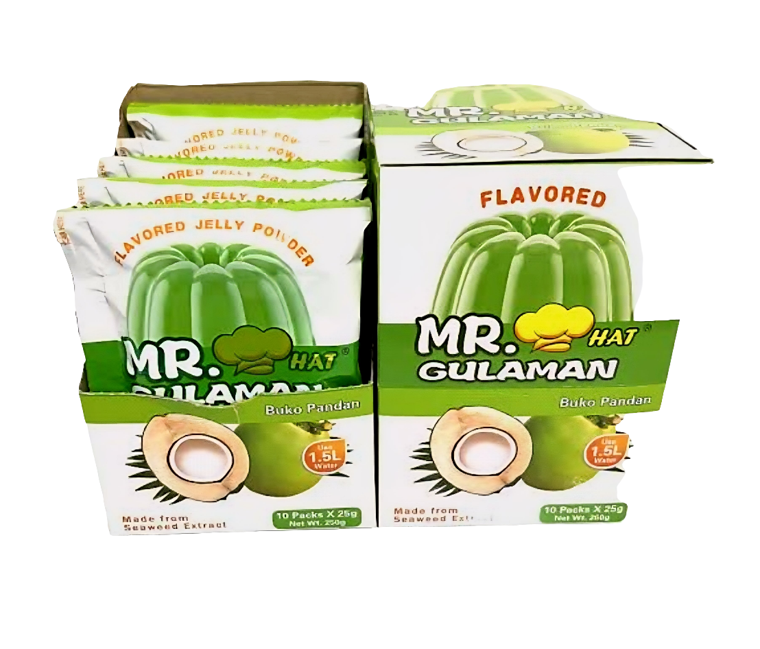 Mr. Hat Gulaman BUKO PANDAN FLAVOR 25g×10sachets (BOX)