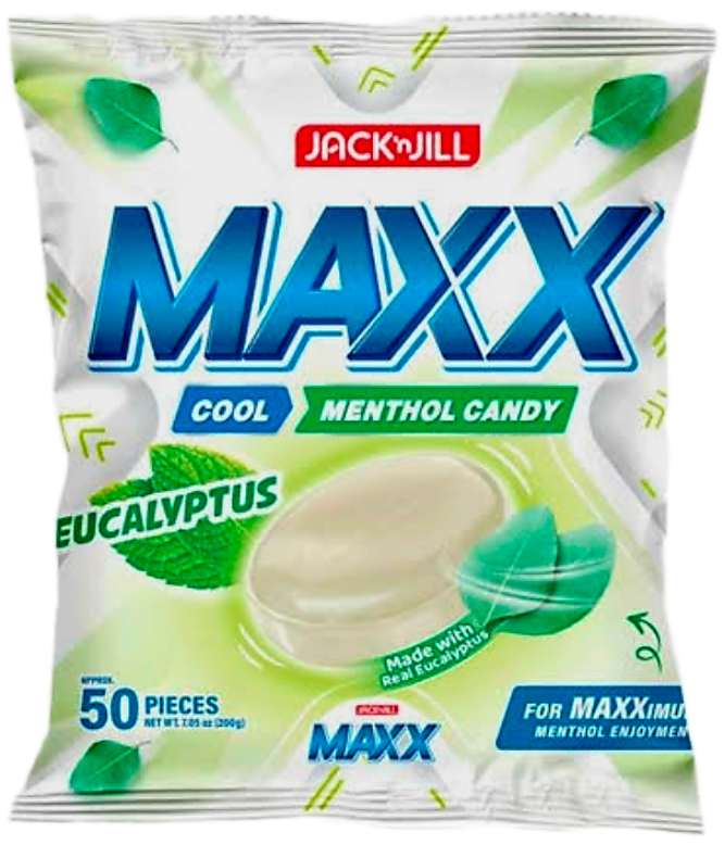 JACK&JILL MAXX COOL EUCALYPTUS MENTHOL CANDY 4G×50-PCS