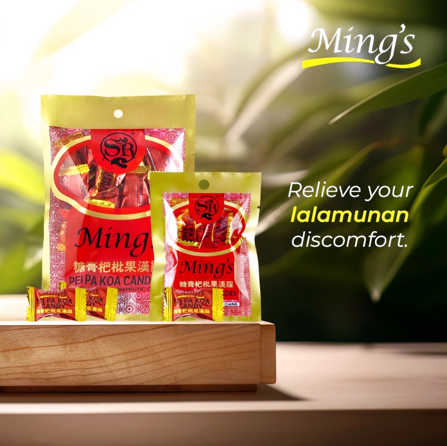 Ming's PEI PA KOA Candies 120g