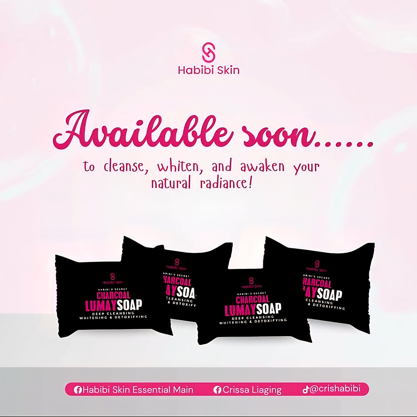 Habibi Skin CHARCOAL LUMAY SOAP Cleanse & Detoxify 70g