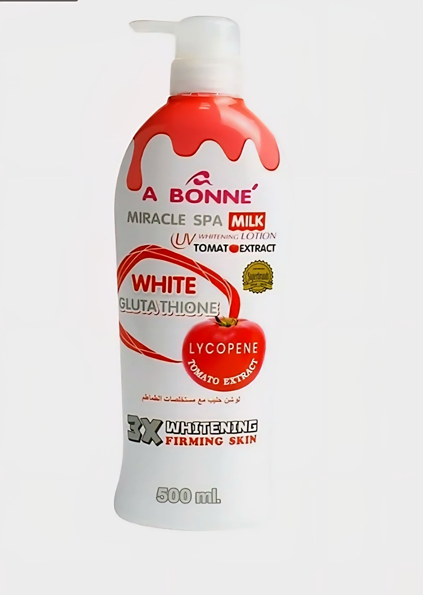 A BONNE' Miracle Spa Milk Whitening Lotion with Tomato Extract 500ml