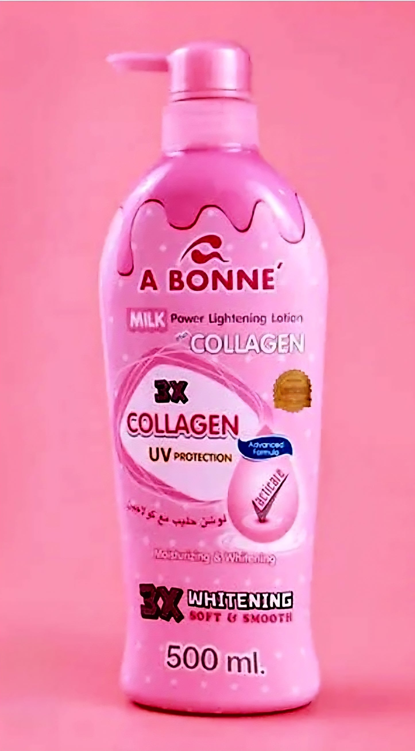 A BONNE' 3X COLLAGEN Milk Whitening Lotion 500ml