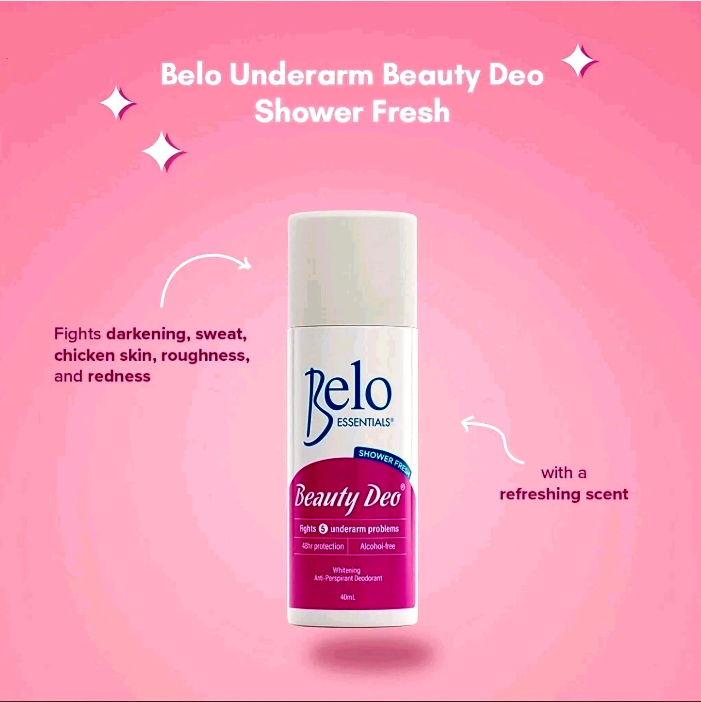 BELO ESSENTIALS Beauty Deo SHOWER FRESH Deodorant 40ml
