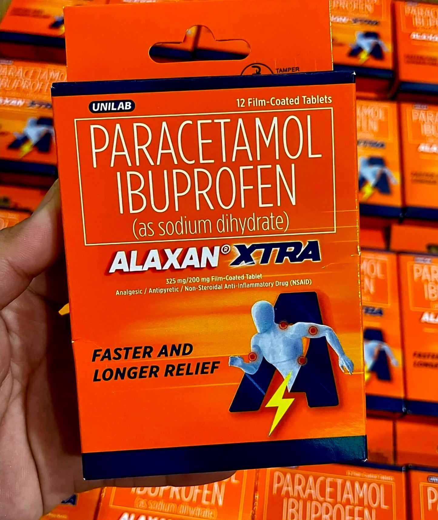 ALAXAN-XTRA 12-FILM COATED TABLETS TRAVEL PACK