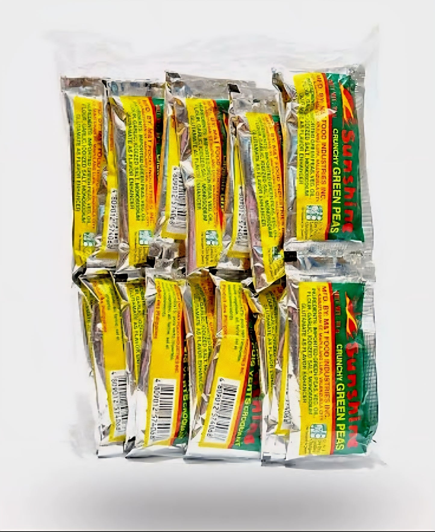 Sunshine Crunchy GREEN PEAS 10g×20pcs PACK