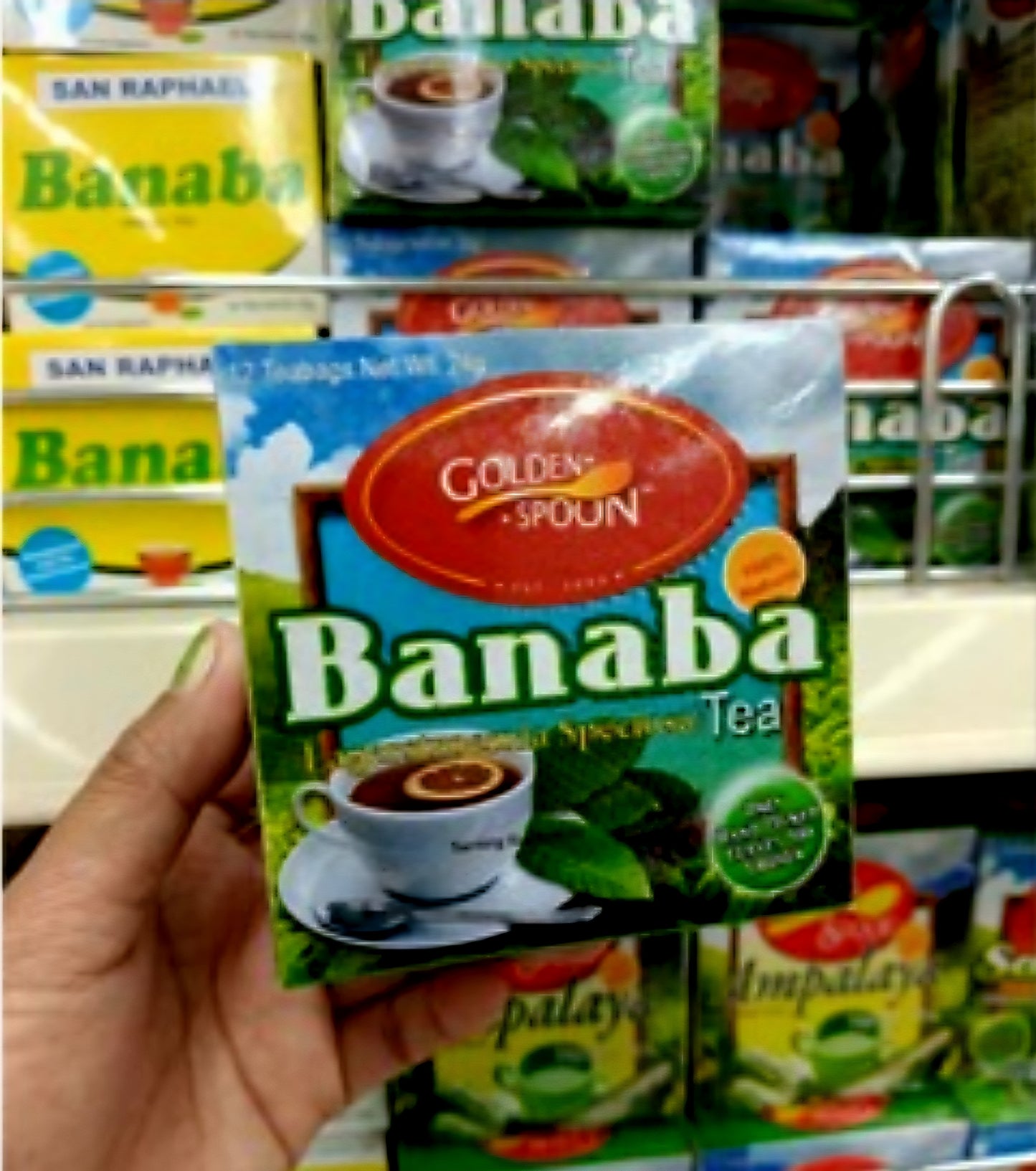 ‼️PROMO‼️Golden Spoon BANABA TEA 24g × 12 Teabags BBD: 28.FEB.2026
