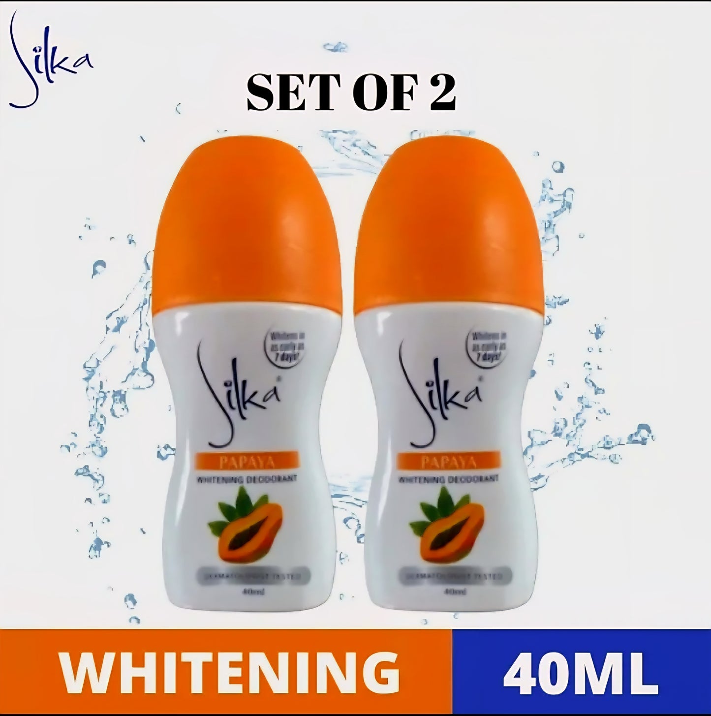 SILKA Whitening Deodorant Roll-On 40ml
