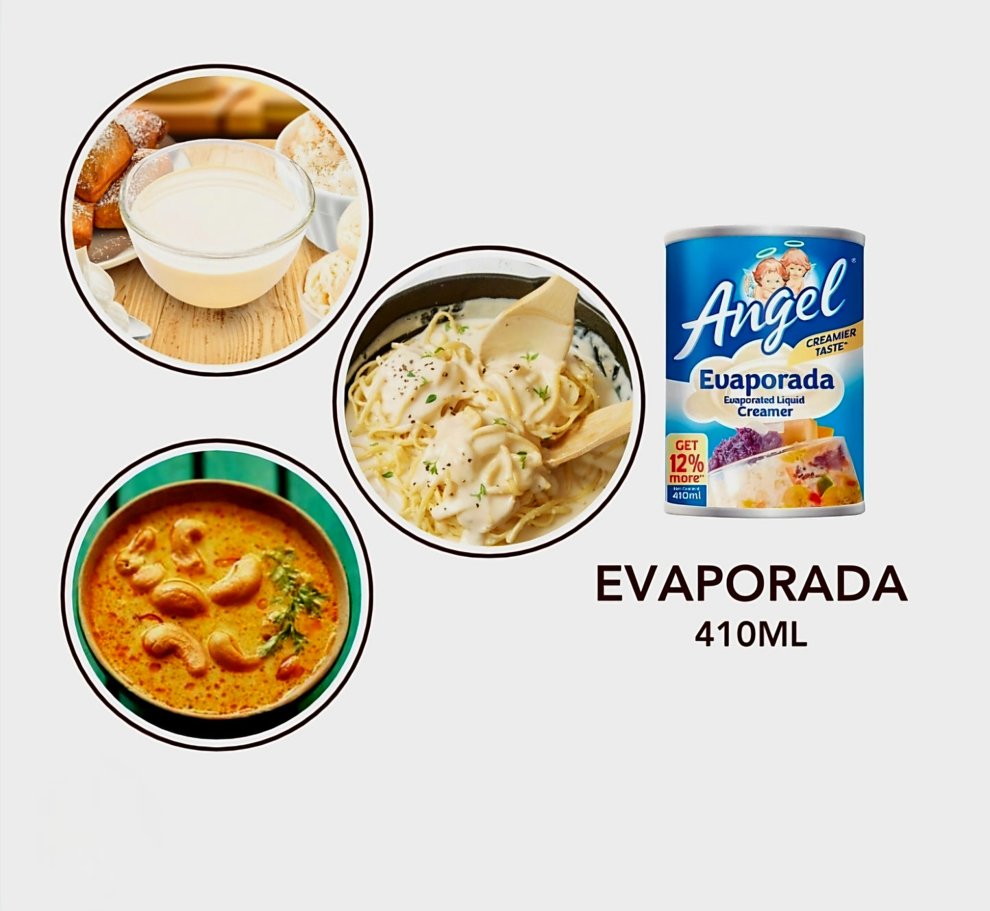 ‼️PROMO‼️Angel EVAPORADA (Evaporated Liquid Creamer) 410ml BBD: FEBRUARY2026 (OVERSTOCK!)