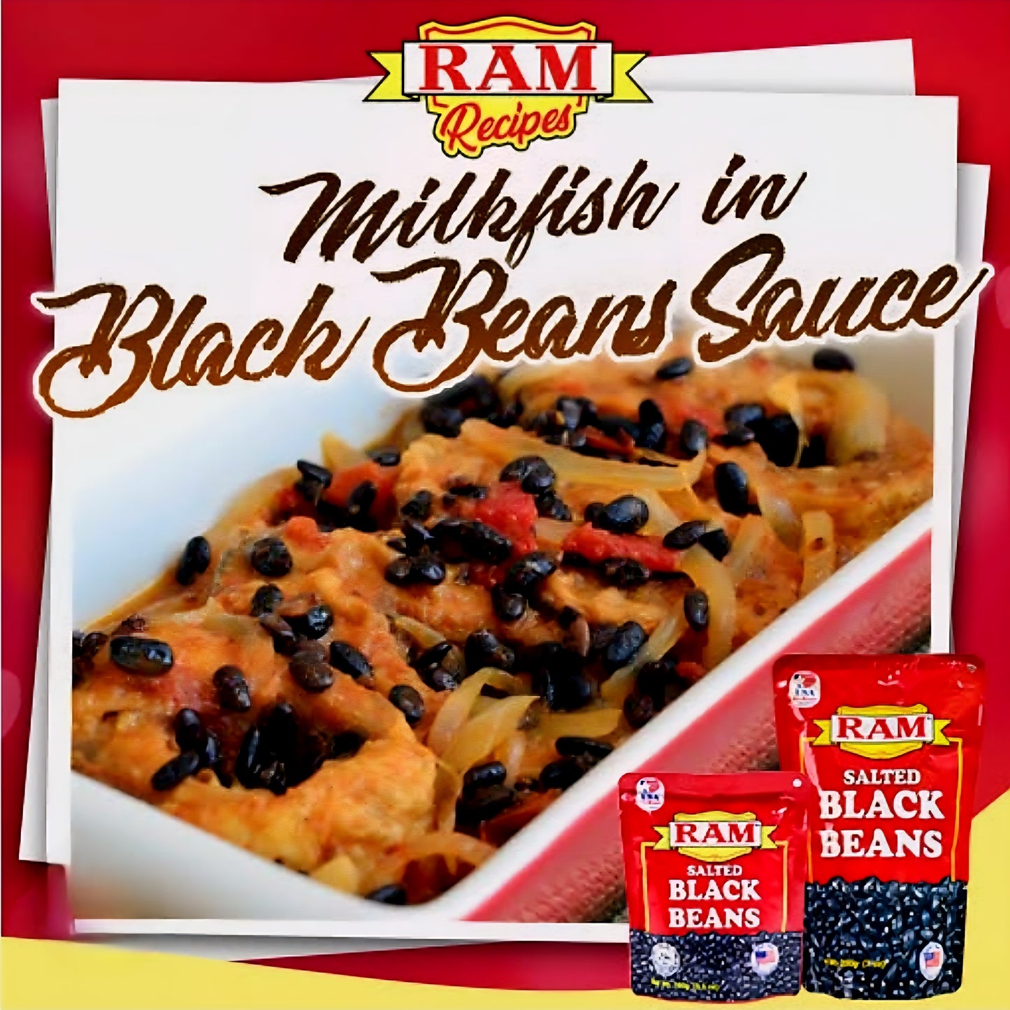 RAM Salted Black Beans 100g POUCH PACK