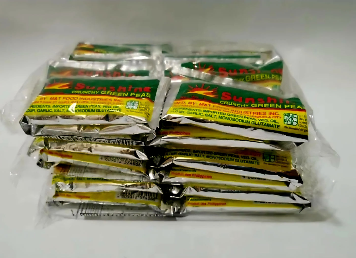 Sunshine Crunchy GREEN PEAS 10g×20pcs PACK