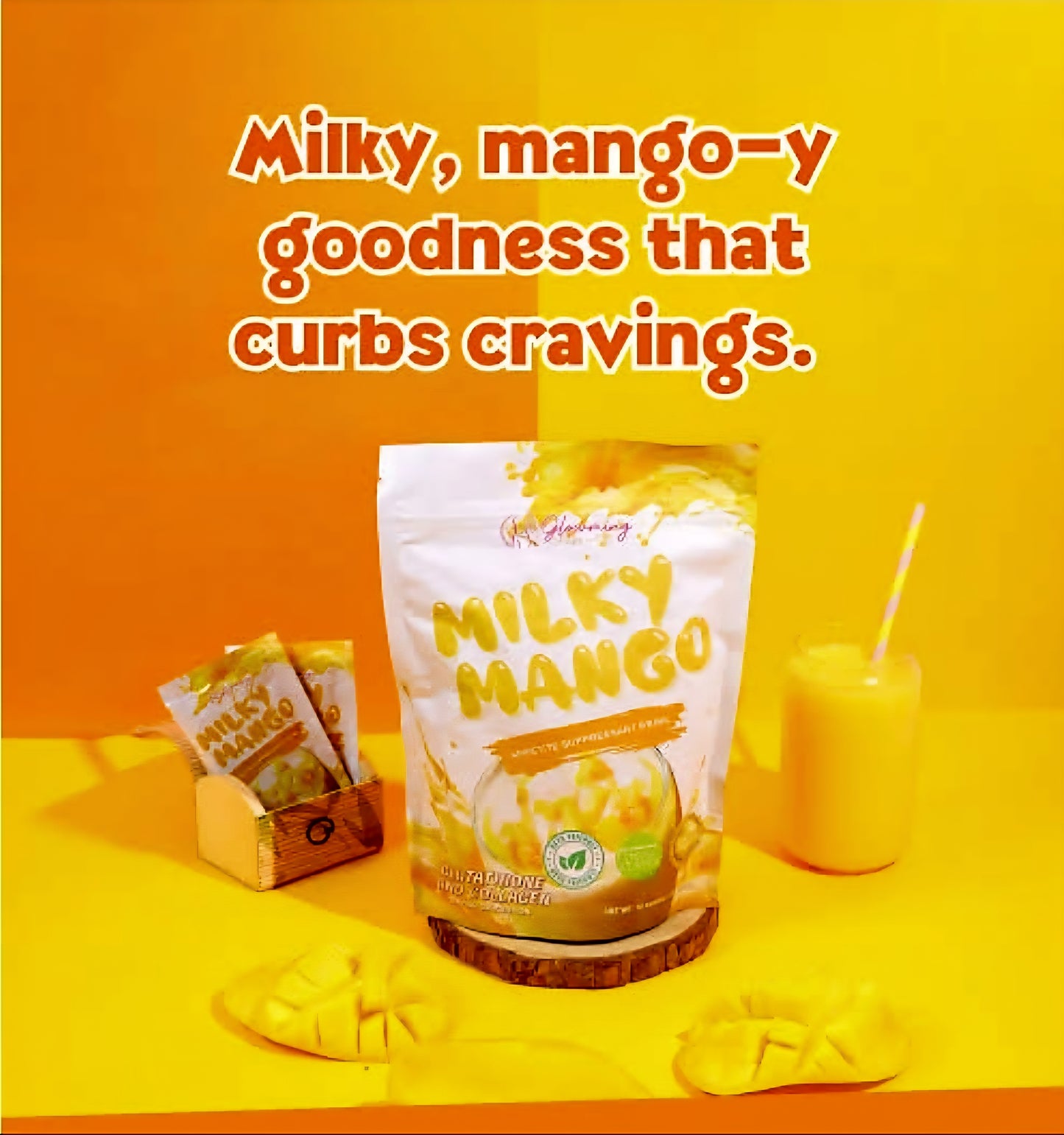 Glowming MILKY MANGO 21g × 10 sachets APPETITE SUPPRESANT DRINK
