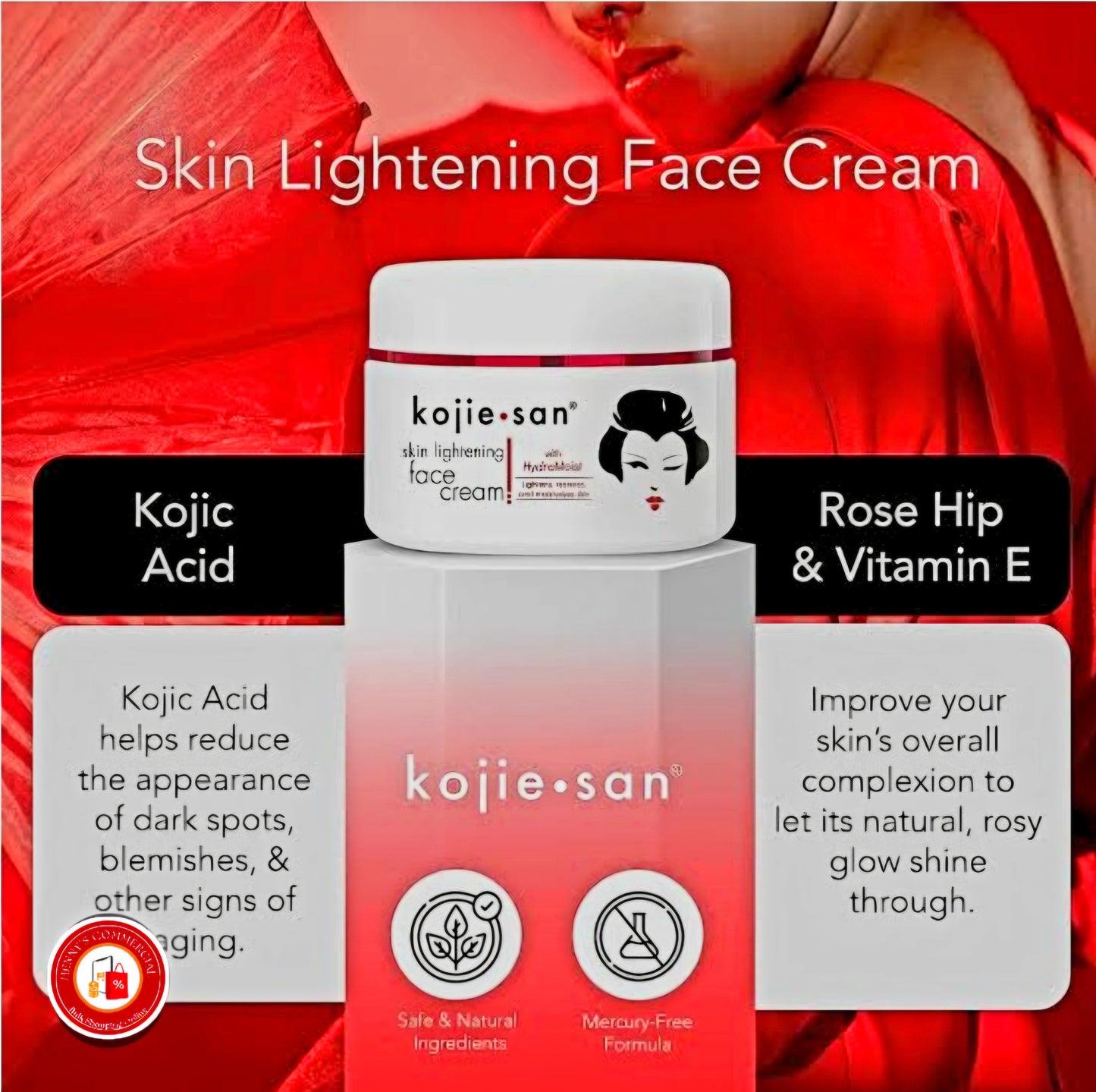 KOJIE SAN Skin Lightening FACE CREAM 30g