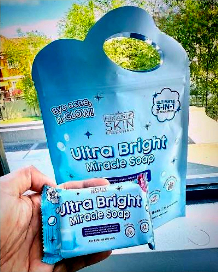HIKARI ESSENTIALS Ultra Bright Miracle Soap 7g×5pcs BUNDLE PACK