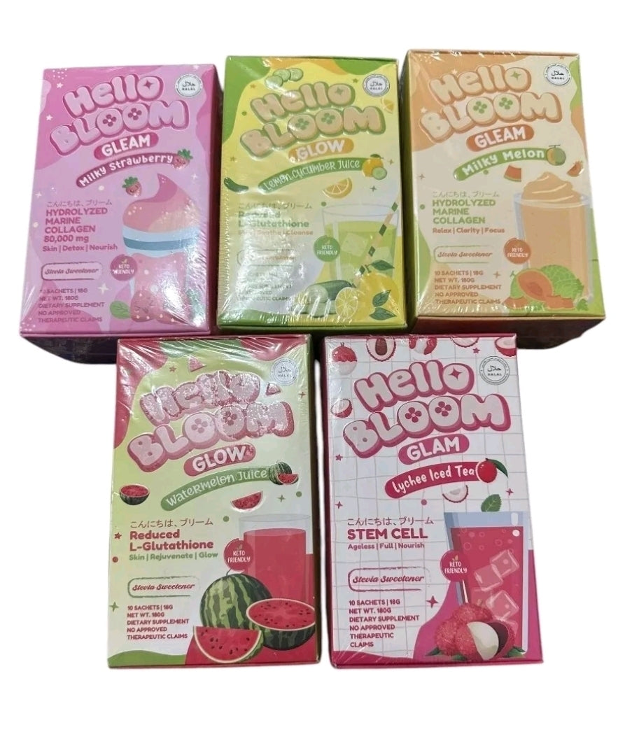 Hello Bloom Glow GRAPEFRUIT JUICE 18g×10's