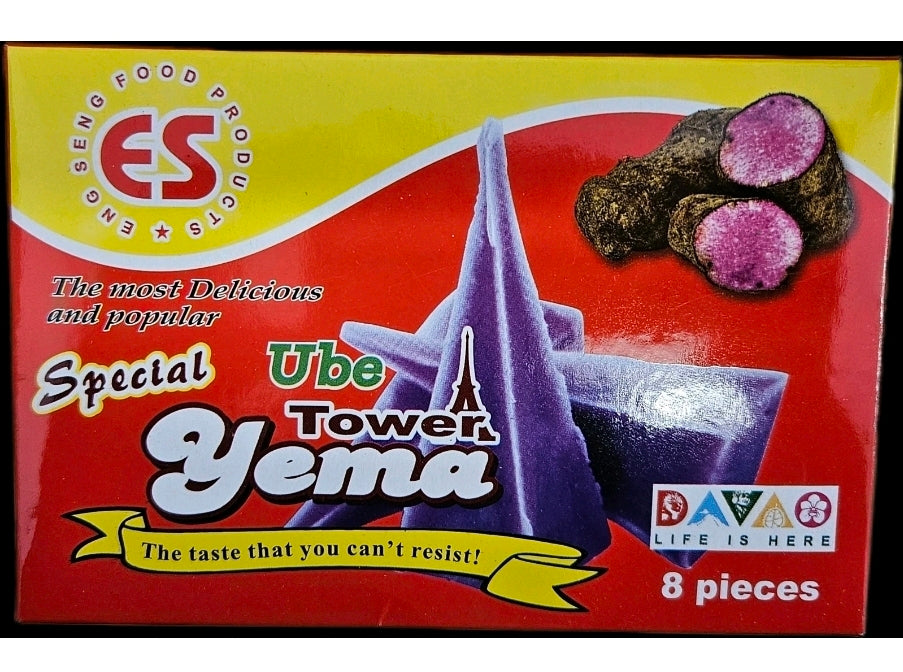 ENG SENG DAVAO YEMA TOWER UBE 8-PIECES (BOX)