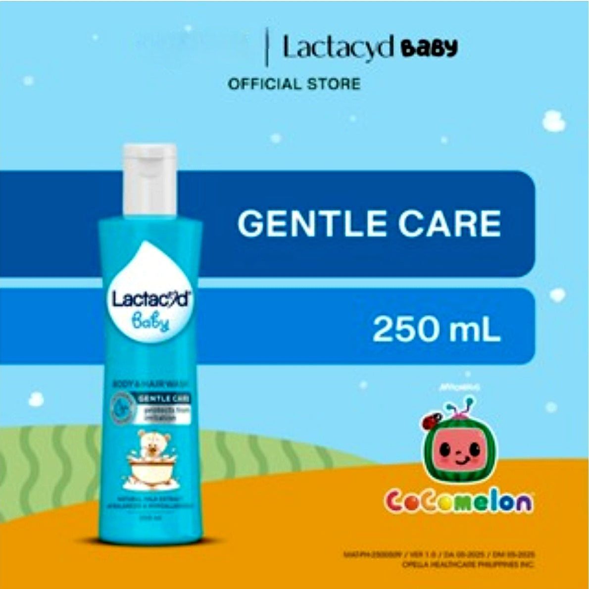 Lactacyd Baby Body & Hair Wash Gentle Care 250ml