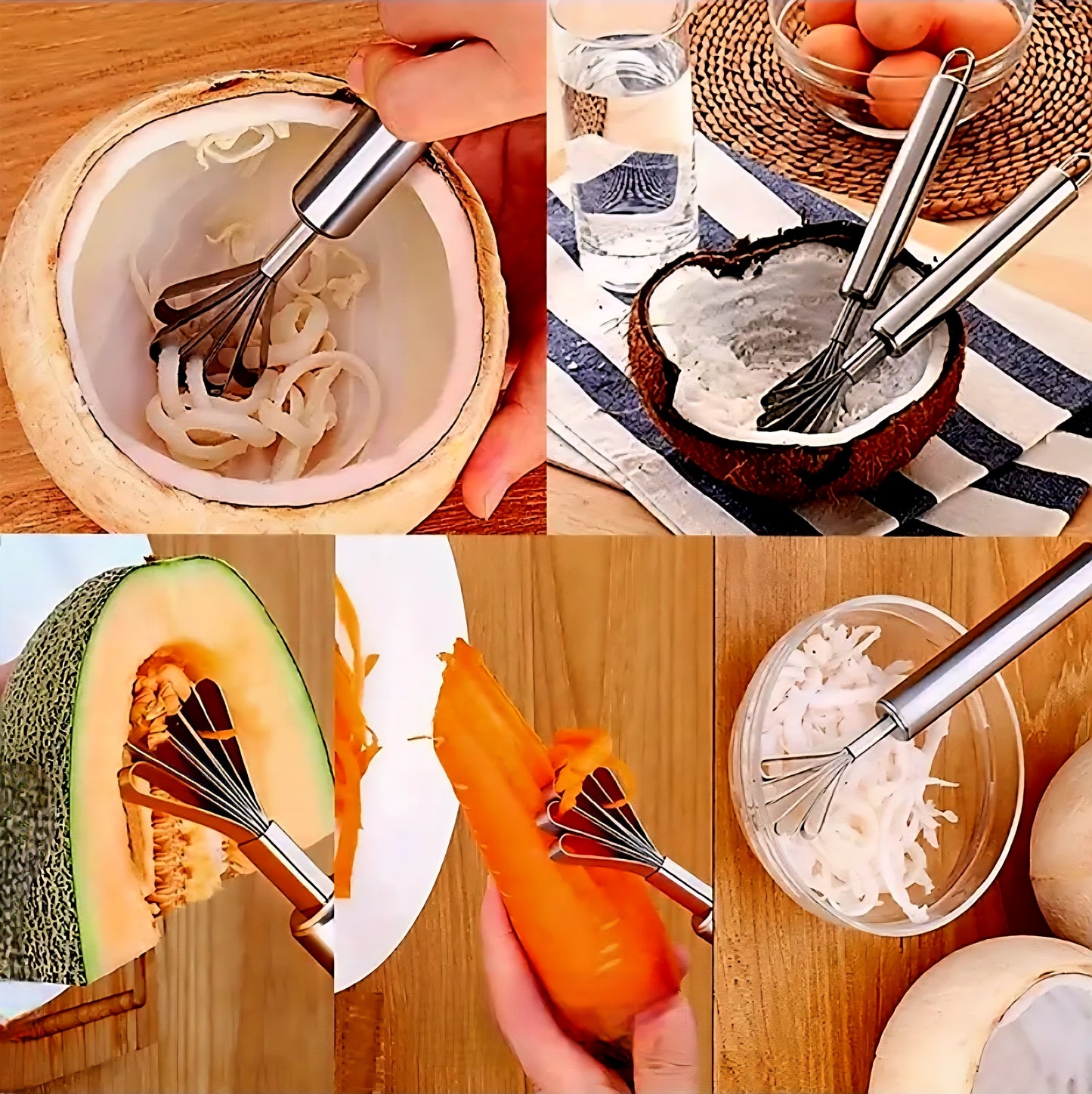 Heavy Duty Tough Stainless Steel BUKO/MELON Grater (Pangkayod)