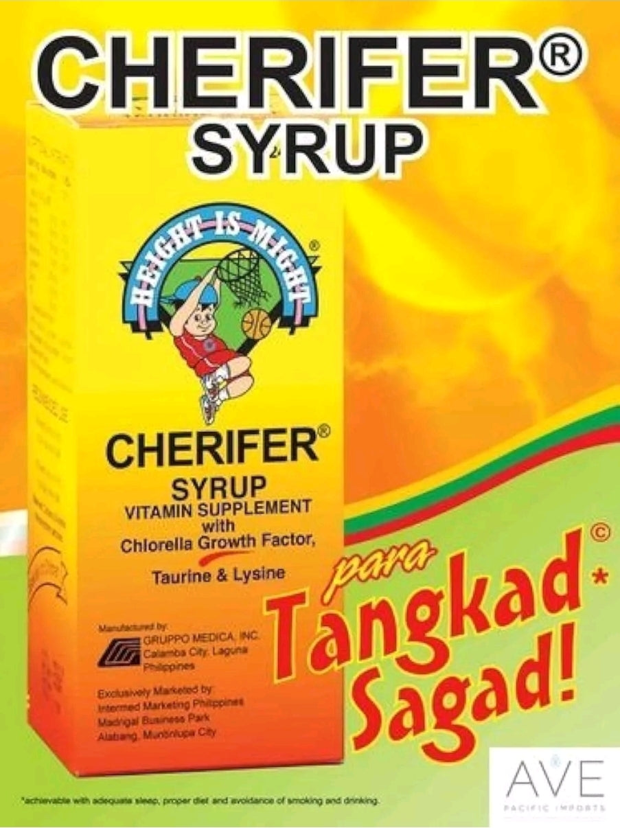 CHERIFER Syrup with Taurine & CGF 240ml (For 7yrs-12yrs Old)