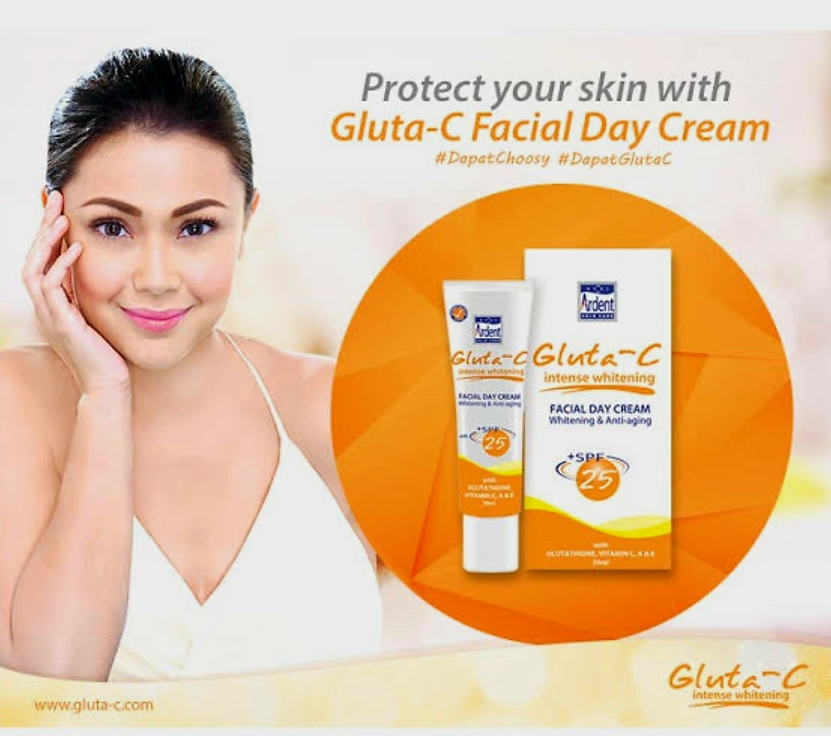 GLUTA-C Intense Whitening FACIAL DAY CREAM SPF25 30ml