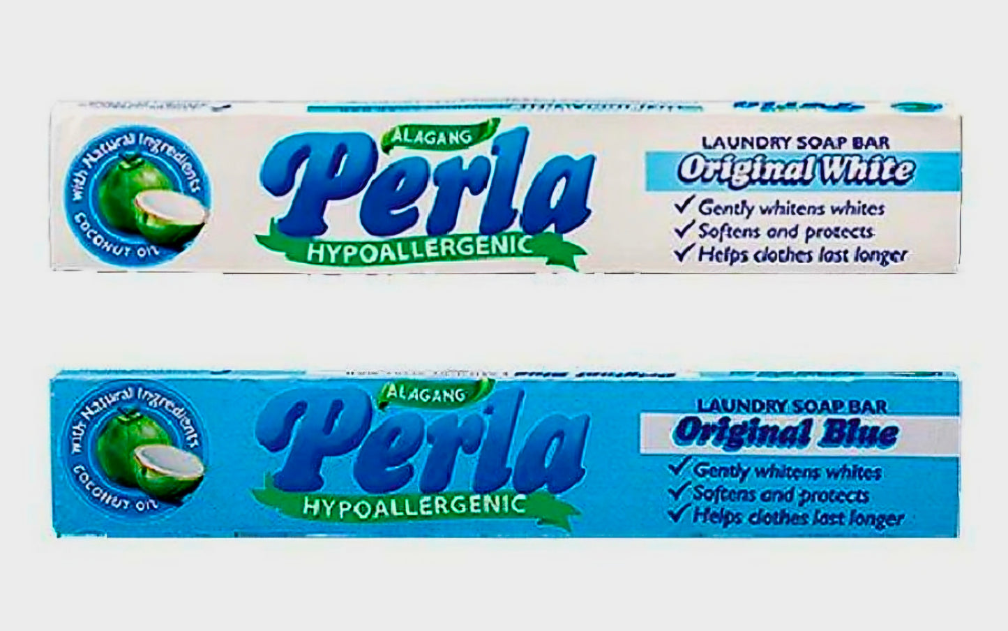 PERLA Laundry Detergent Bar 380g ORIGINAL WHITE (Hypoallegenic)