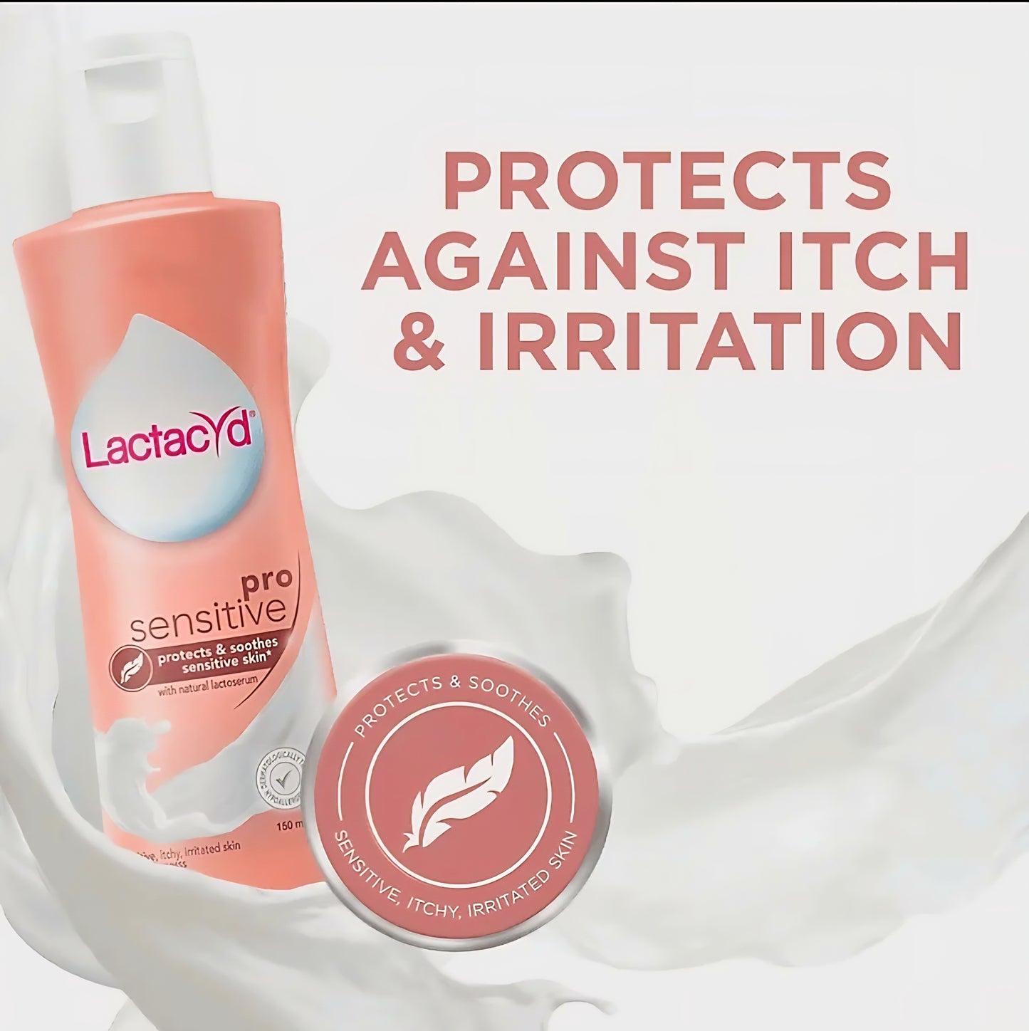 Lactacyd Feminine Wash PRO-SENSITIVE Protects & Soothes Sensitive Skin 250ml
