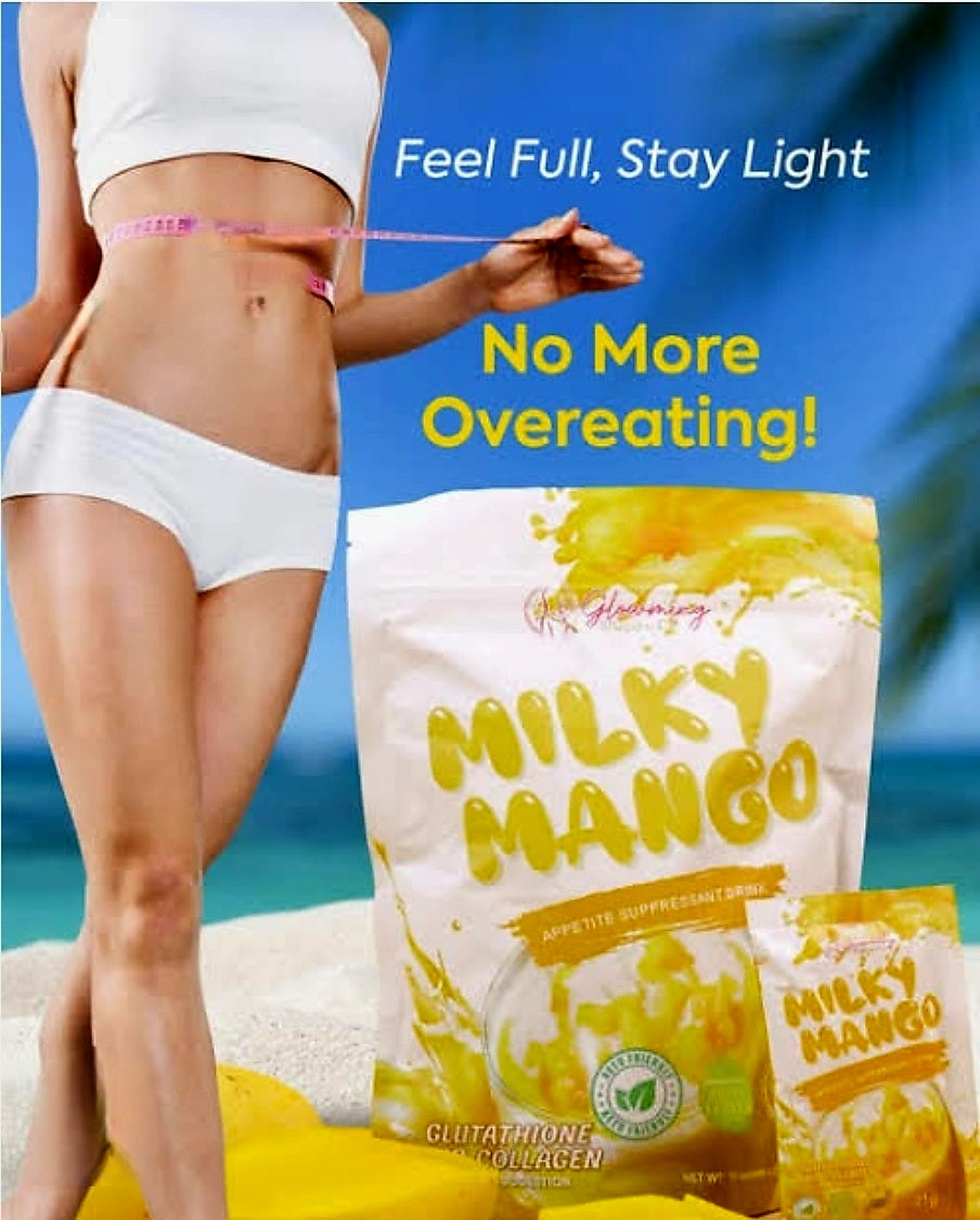 Glowming MILKY MANGO 21g × 10 sachets APPETITE SUPPRESANT DRINK