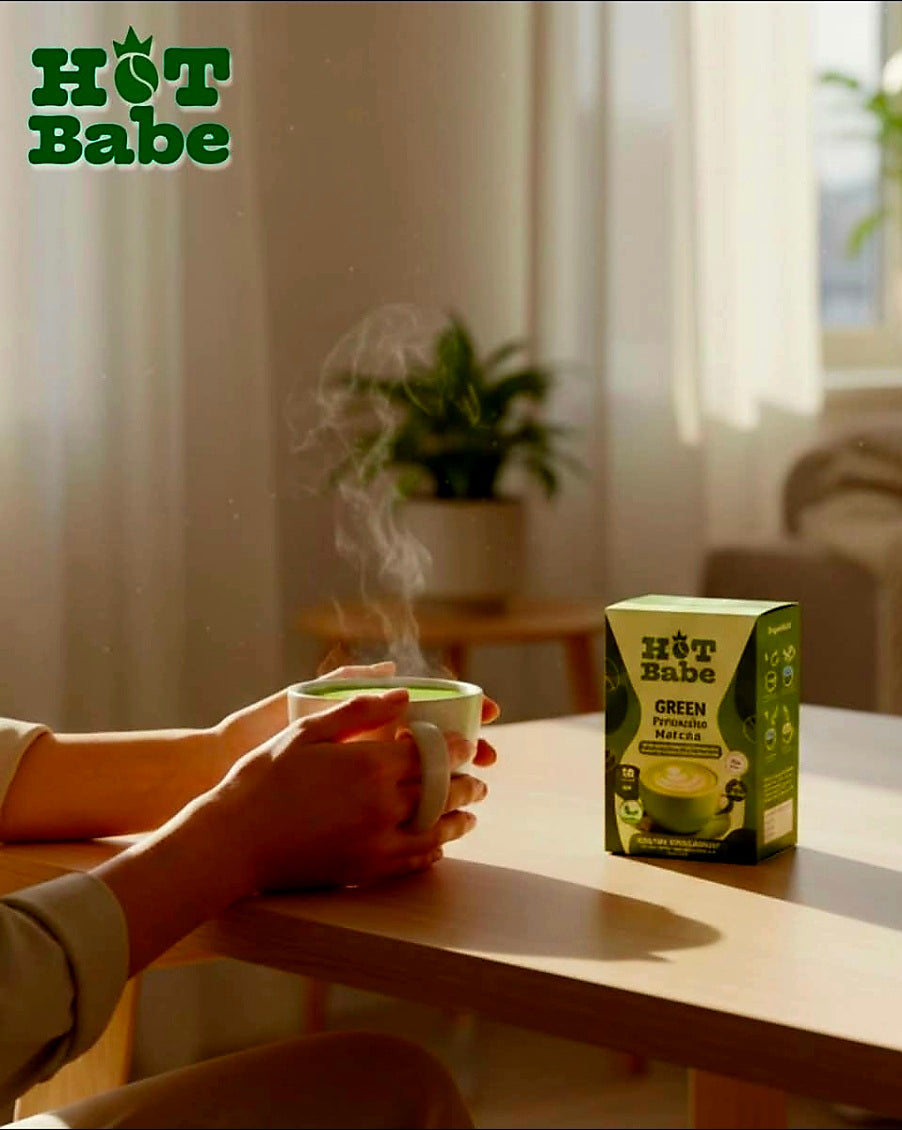 Hot Babe by Kiray Celis GREEN PISTACHIO MATCHA LATTE 18g×10sachets (GREEN SERIES)