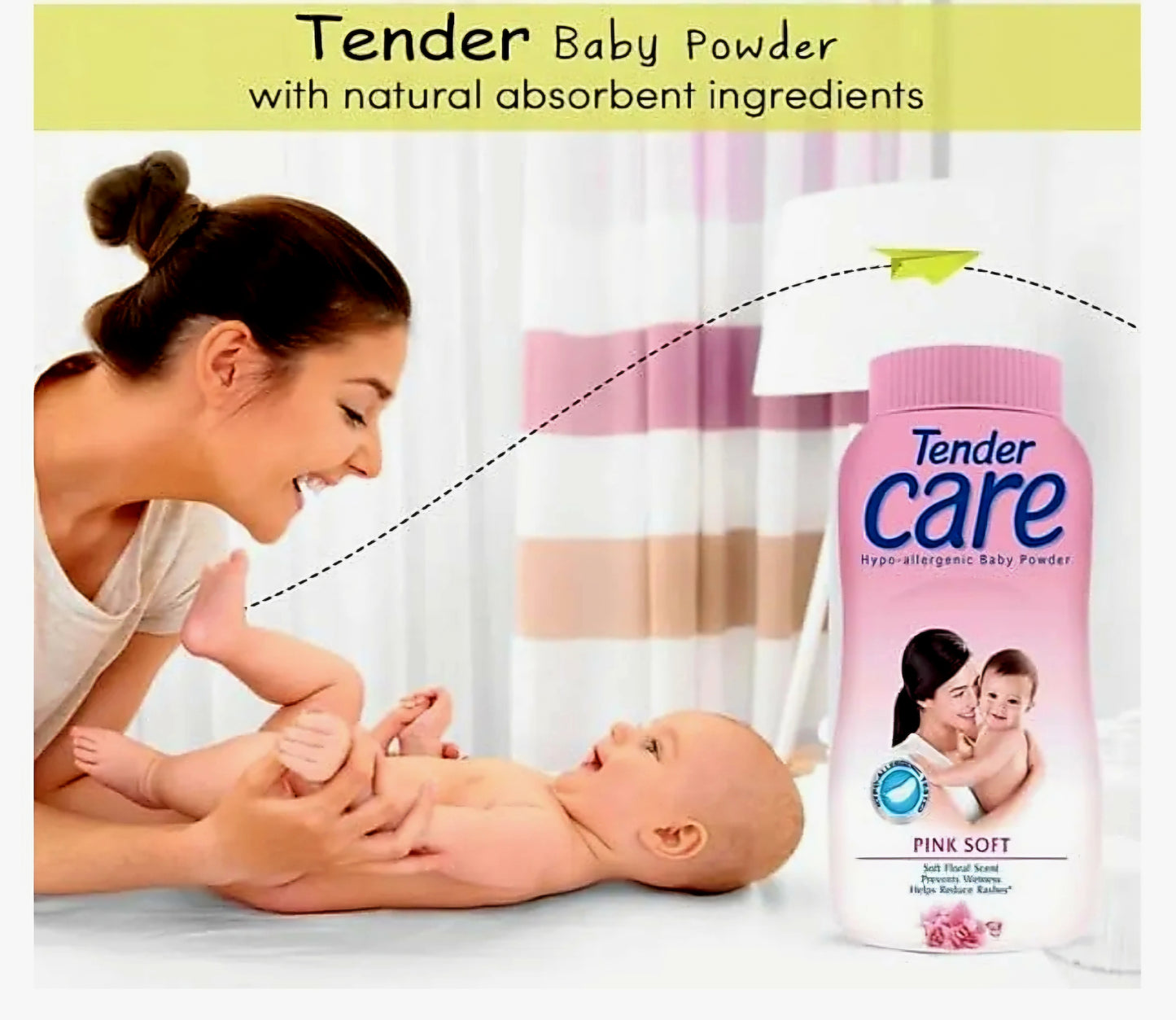 Tender Care Baby Powder PINK SOFT 100g