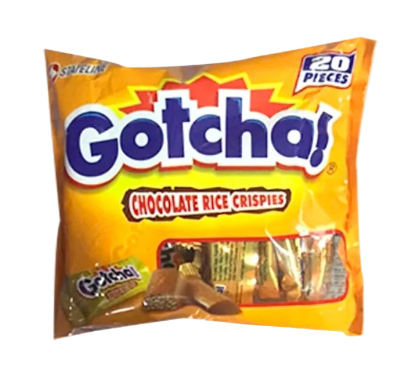 GOTCHA CHOCOLATE RICE CRISPIES 20-PCS PACK