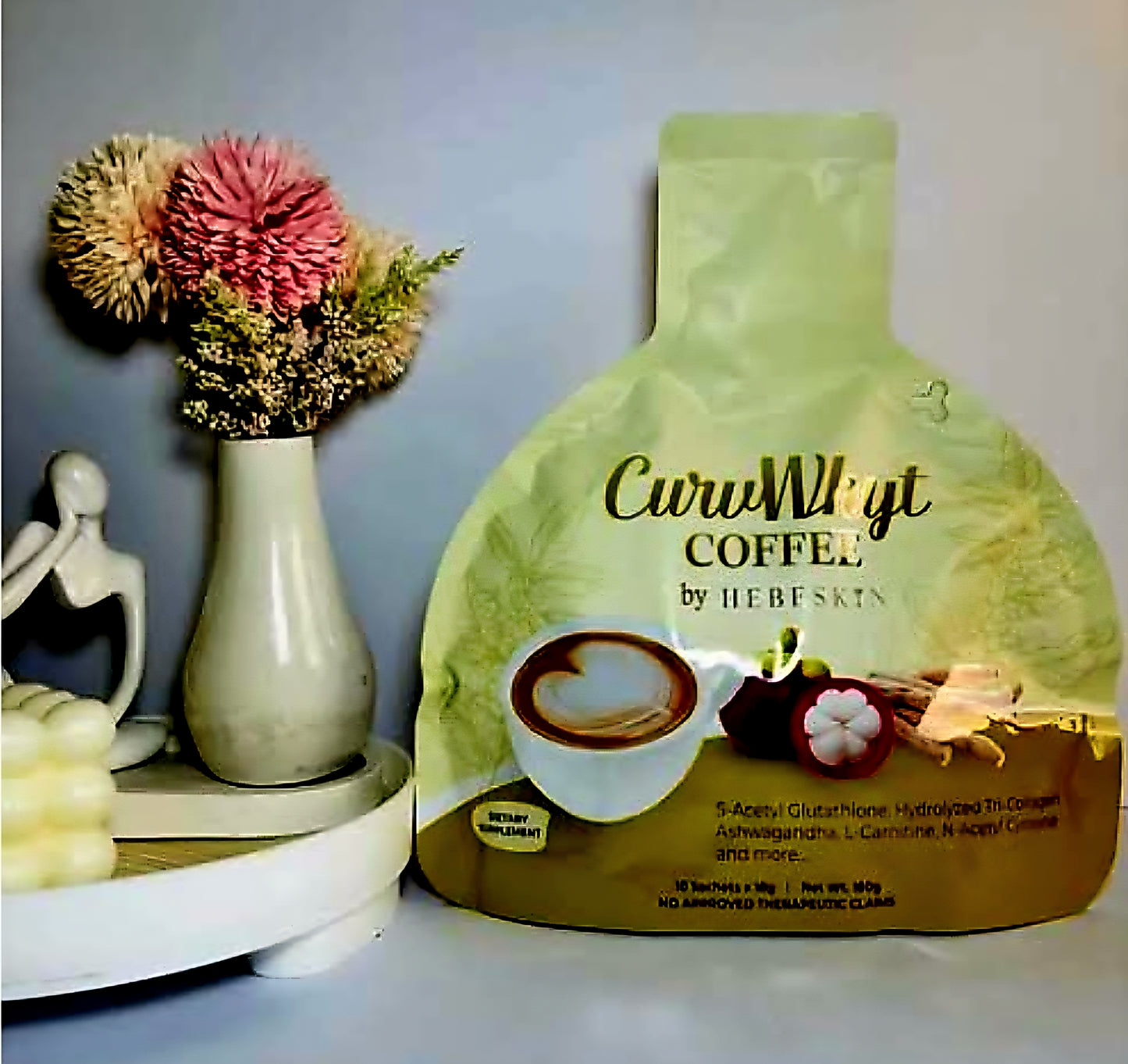 CURVWHYT Slimming Coffee by HEBESKIN 18g x 10 sachets