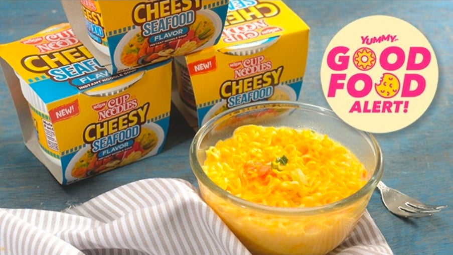 NISSIN MINI CUP CHEESY SEAFOOD INSTANT NOODLES 50G