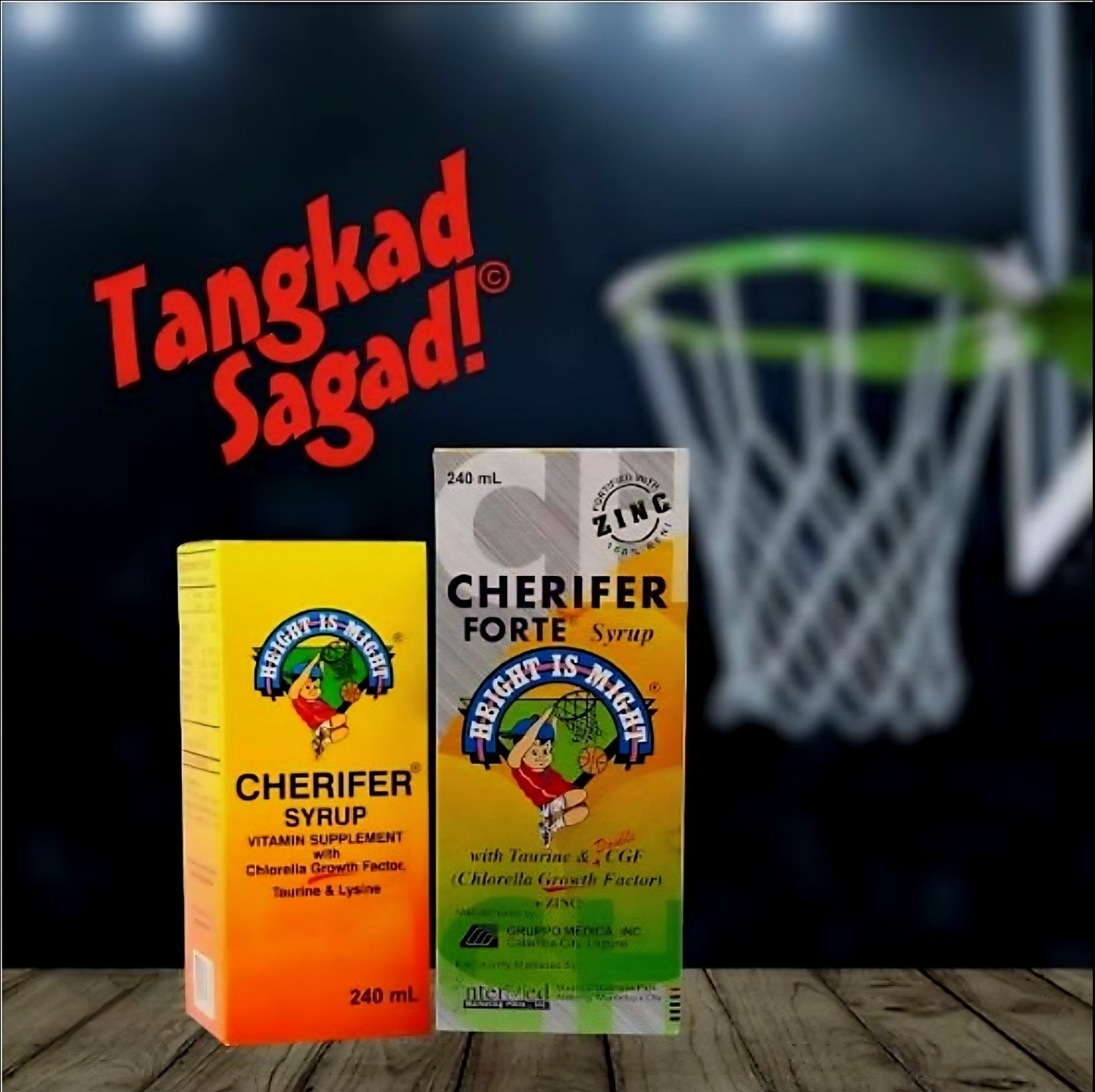 CHERIFER Syrup with Taurine & CGF Fortified with ZINC 240ml (For 7yrs-12yrs Old)