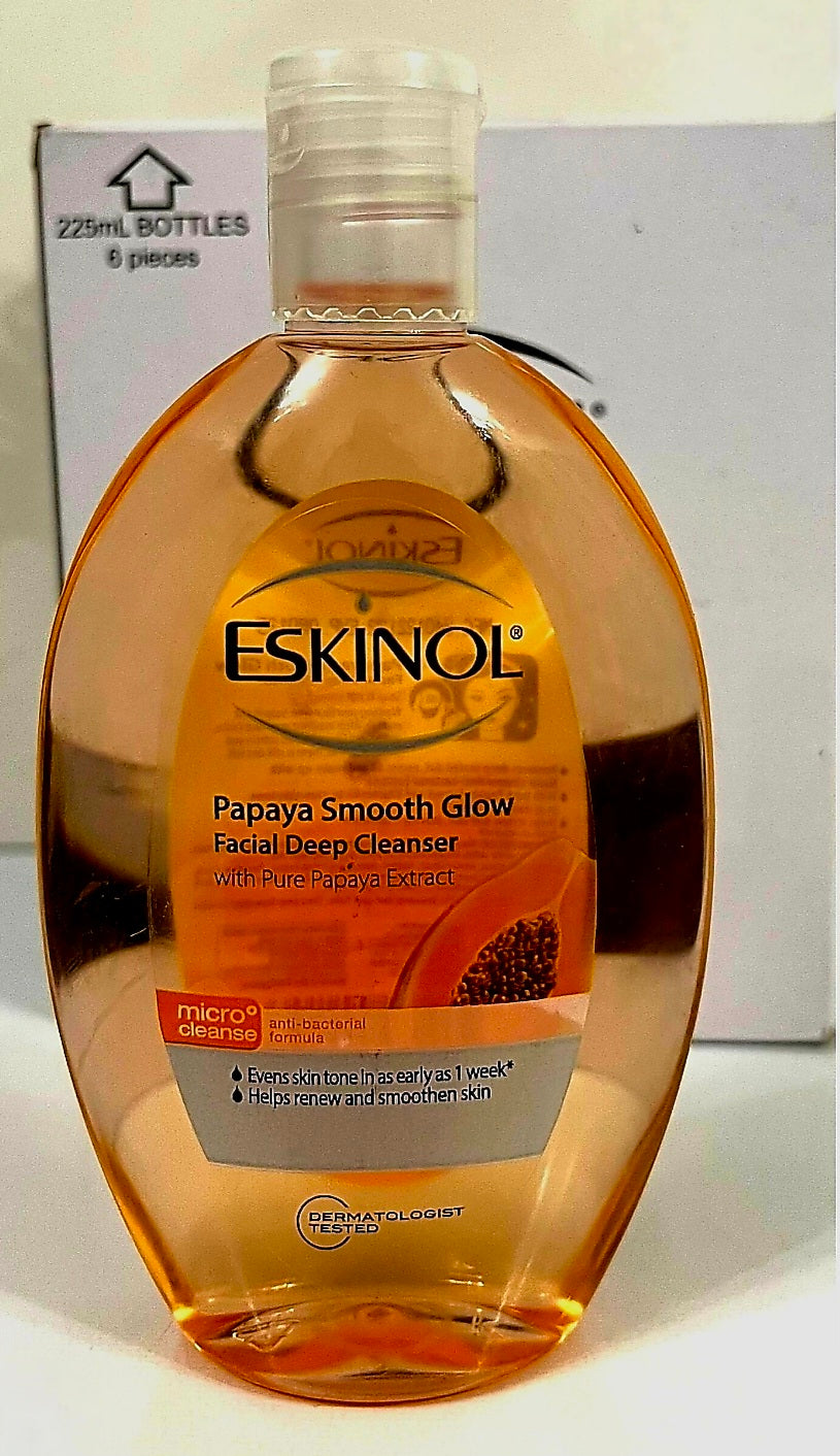 Eskinol PAPAYA SMOOTH GLOW Facial Deep Cleanser 225ml
