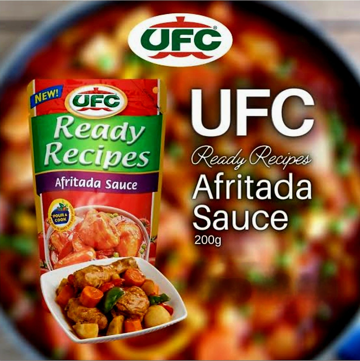 ‼️CLEARANCE‼️UFC Afritada Sauce 200g BBD: 17.OCT.2025