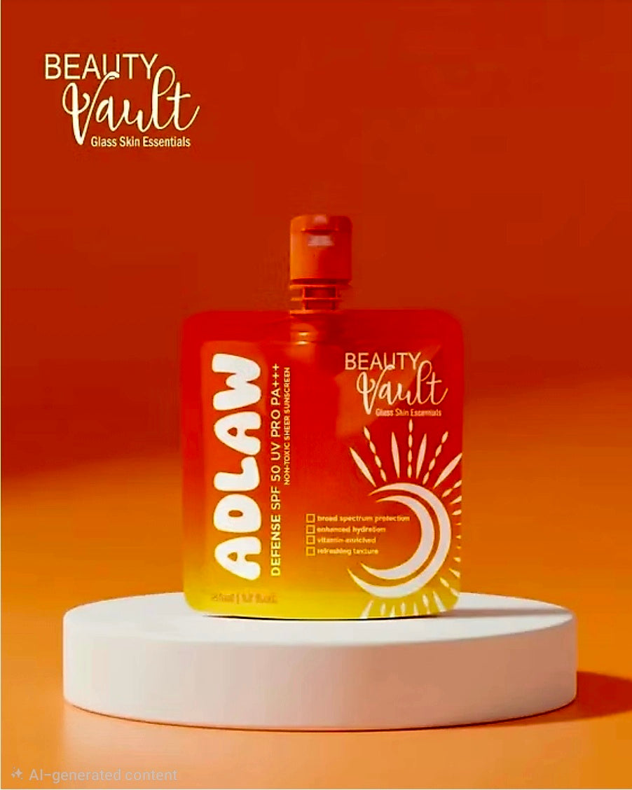 BEAUTY VAULT ADLAW DEFENSE SUNSCREEN SPF50 50ML
