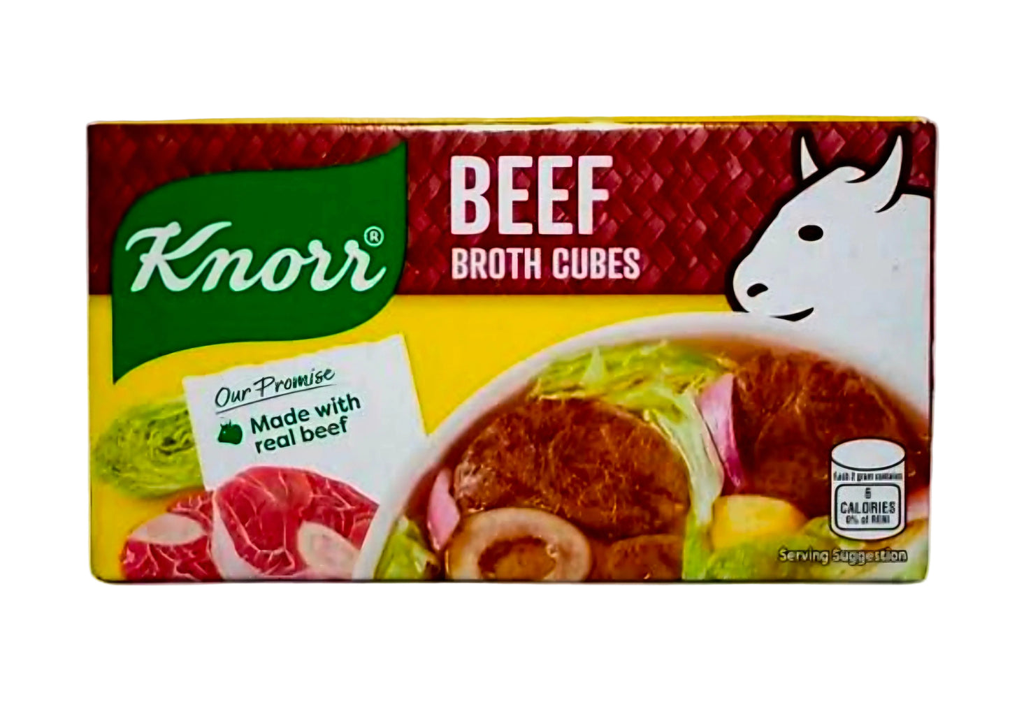 KNORR BEEF BROTH CUBES 60G