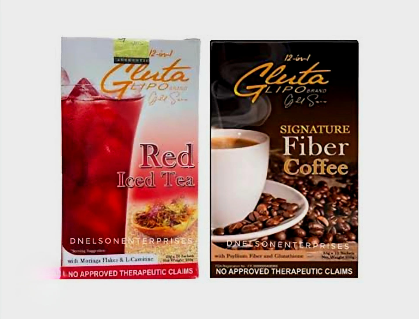 GLUTALIPO Gold Series Signature DARK CHOCOLATE with CHIA SEEDS & PSYLLIUM FIBER 25g×10sachets