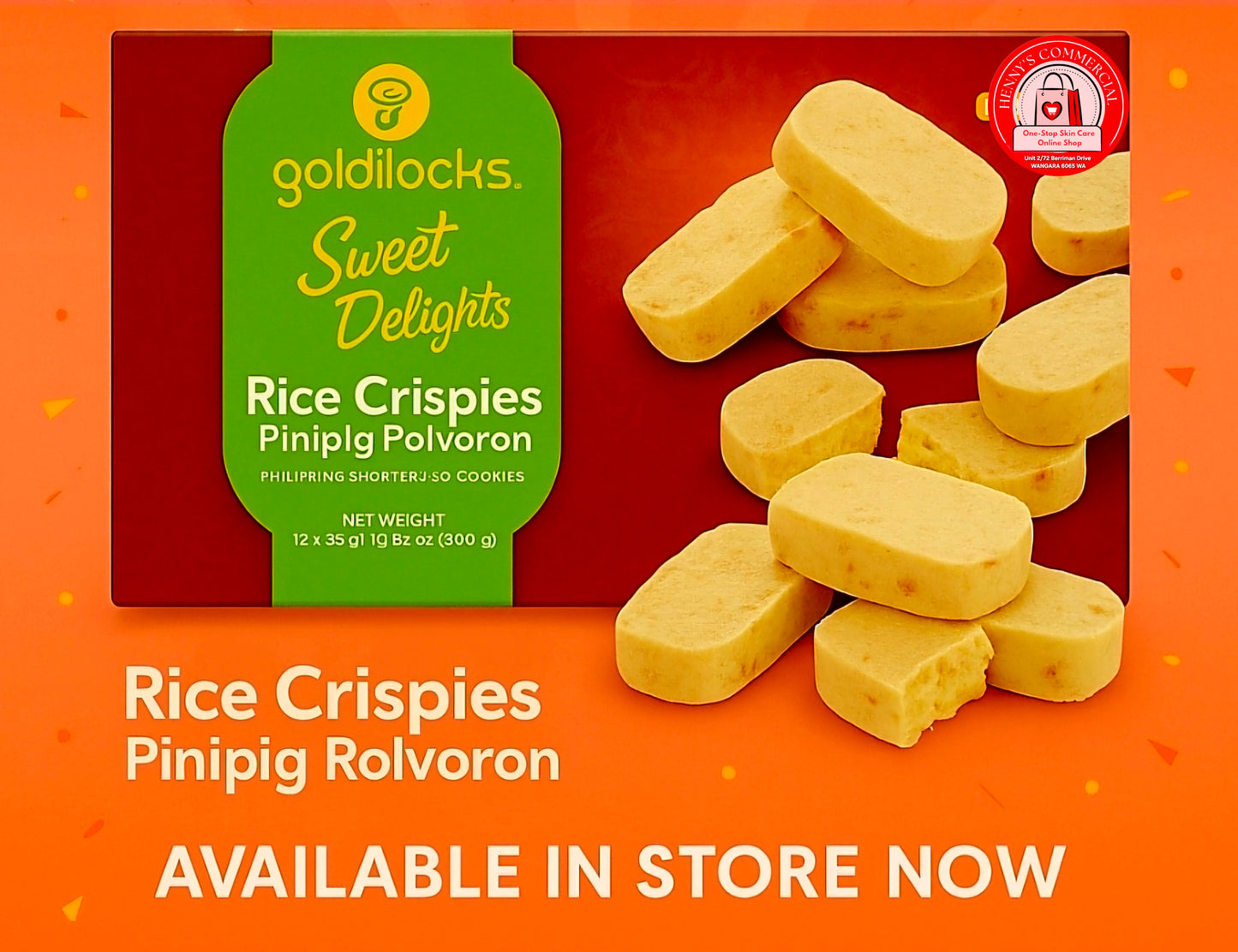 GOLDILOCKS PINIPIG POLVORON 25G×12