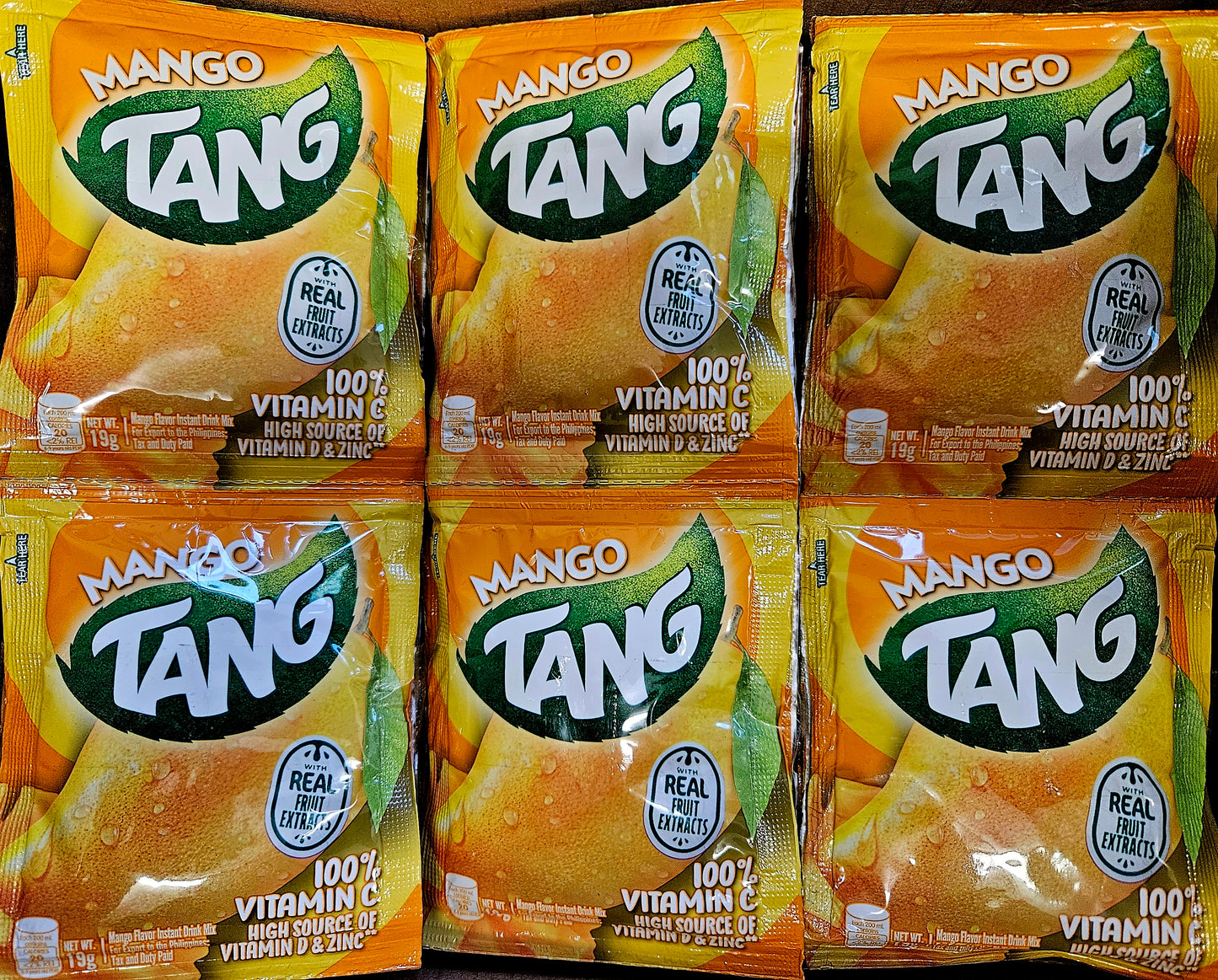 TANG MANGO POWDER JUICE DRINK 19G (SACHET)