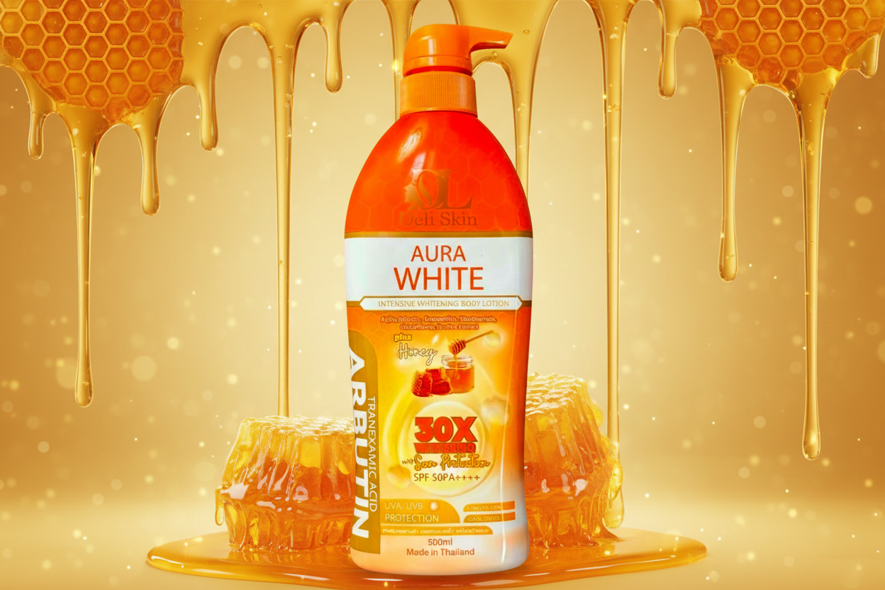 DELI SKIN AURA WHITE INTENSIVE WHITENING LOTION 500ML