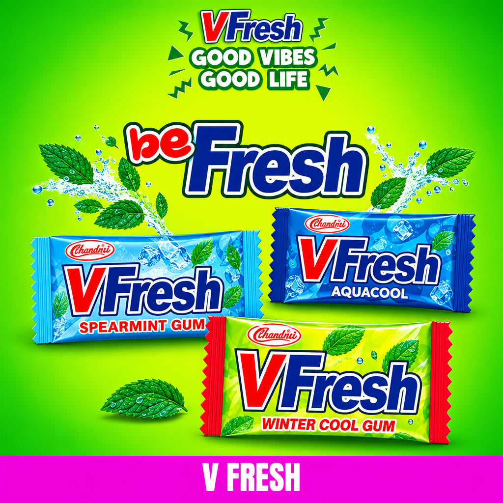 COLUMBIA V-FRESH SPEARMINT GUM 50-PCS (13/01/28)