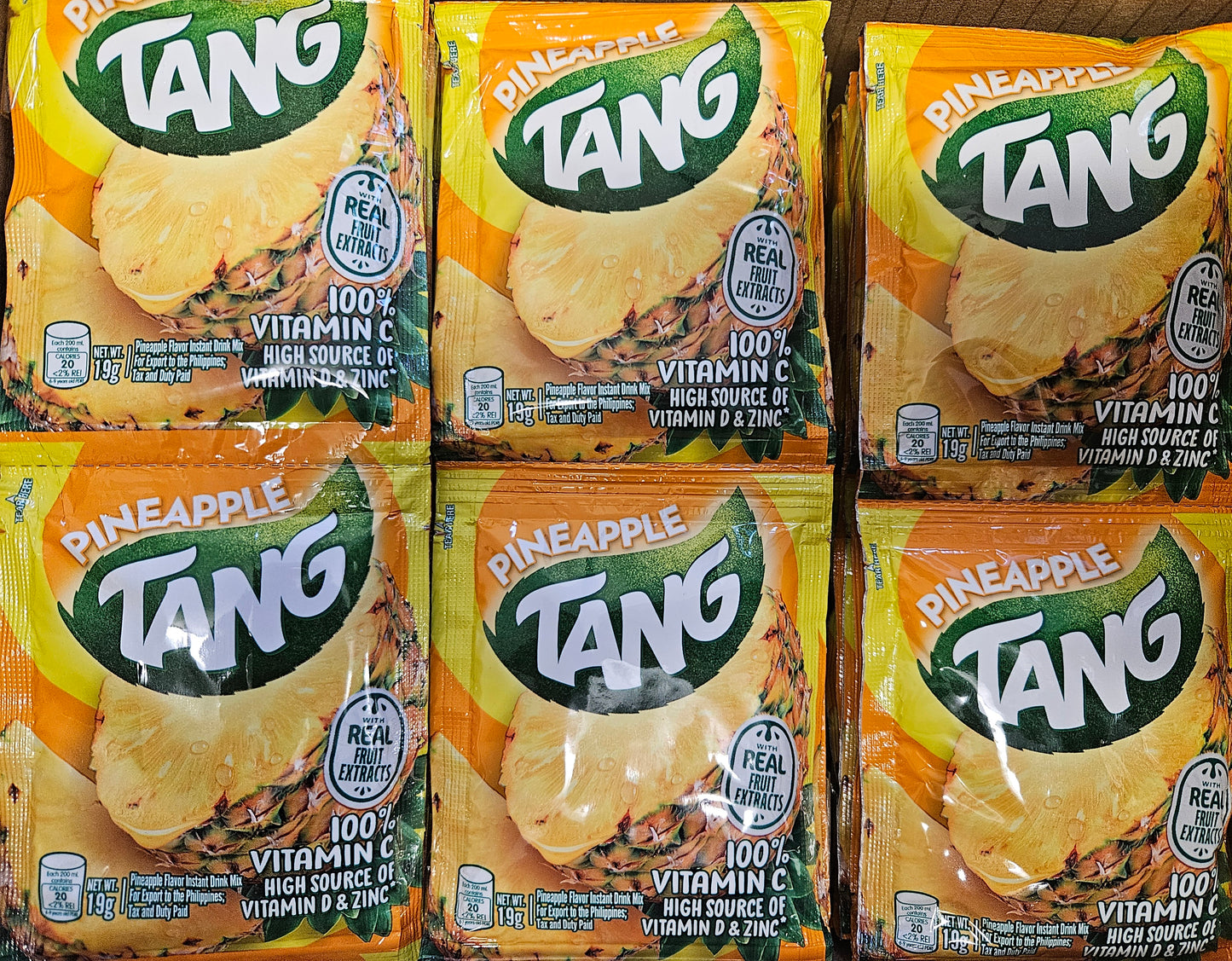 TANG PINEAPPLE POWDER JUICE DRINK 19G (SACHET)
