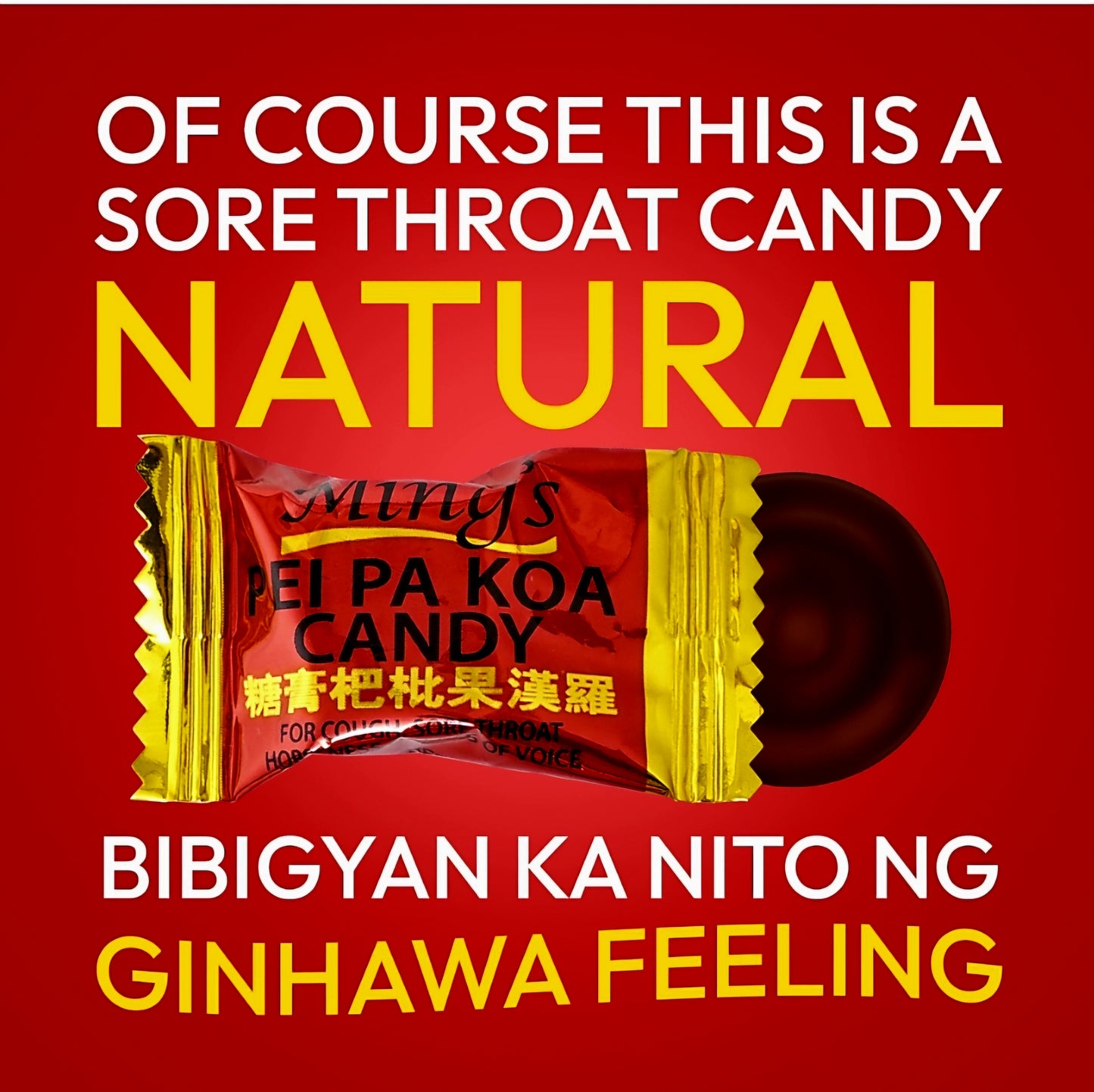 Ming's PEI PA KOA Candies 120g
