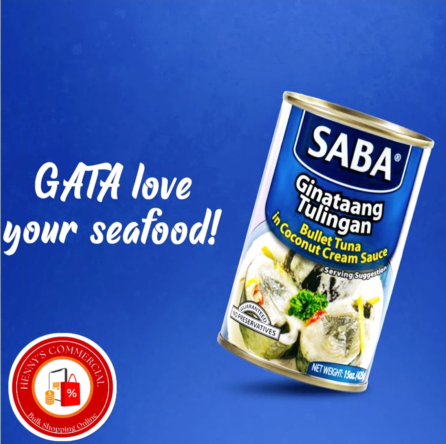 SABA Ginataang Tulingan 425g